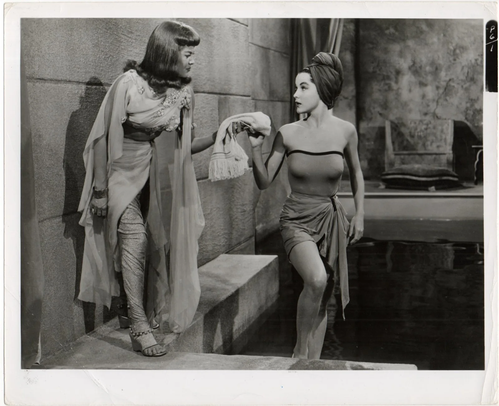 PRINCESS OF THE NILE 1954 Michael Rennie, Debra Paget, Jeffrey Hunter 5 STILLS, изображение 5
