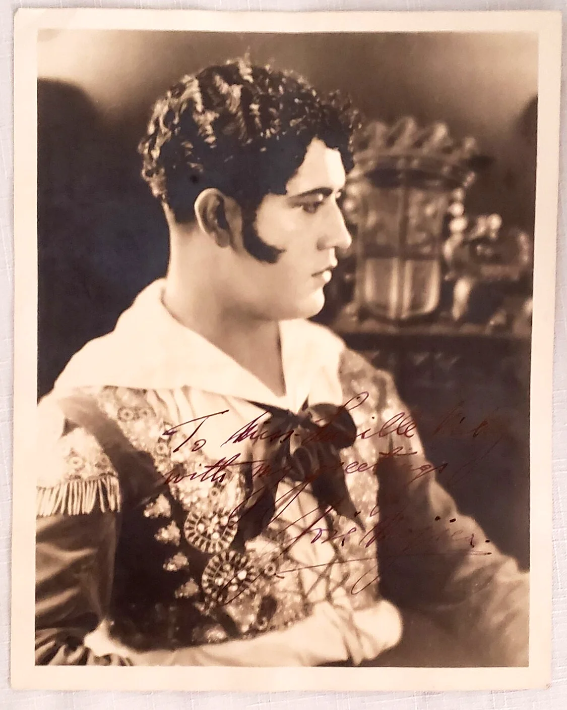 JOSE MOJICA SIGNED 8x10 Mexican Tenor,Opera Singer,Actor, Movies,Autographed, изображение 2