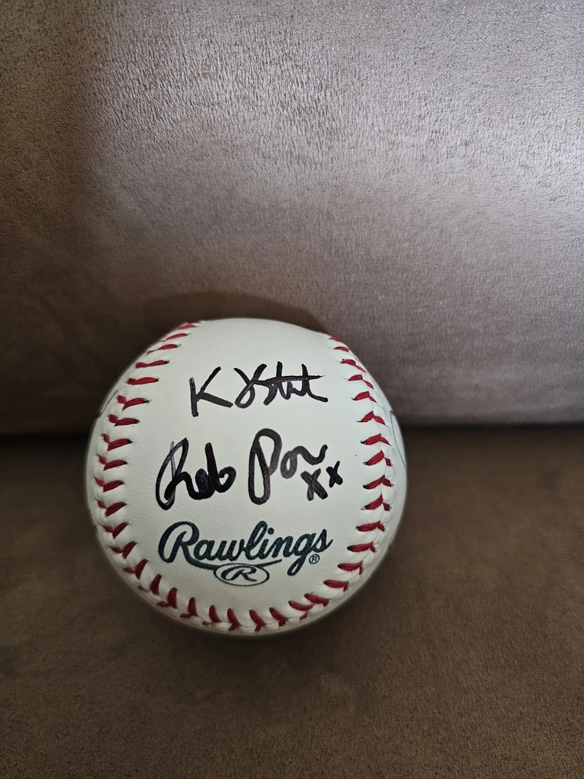 Robert Pattinson, Kristen Stewart, Ashley Greene, Twilight Cast — Twilight Cast SIGNED Baseball - Robert Pattinson Autograph - Twilight Autograph, image 2