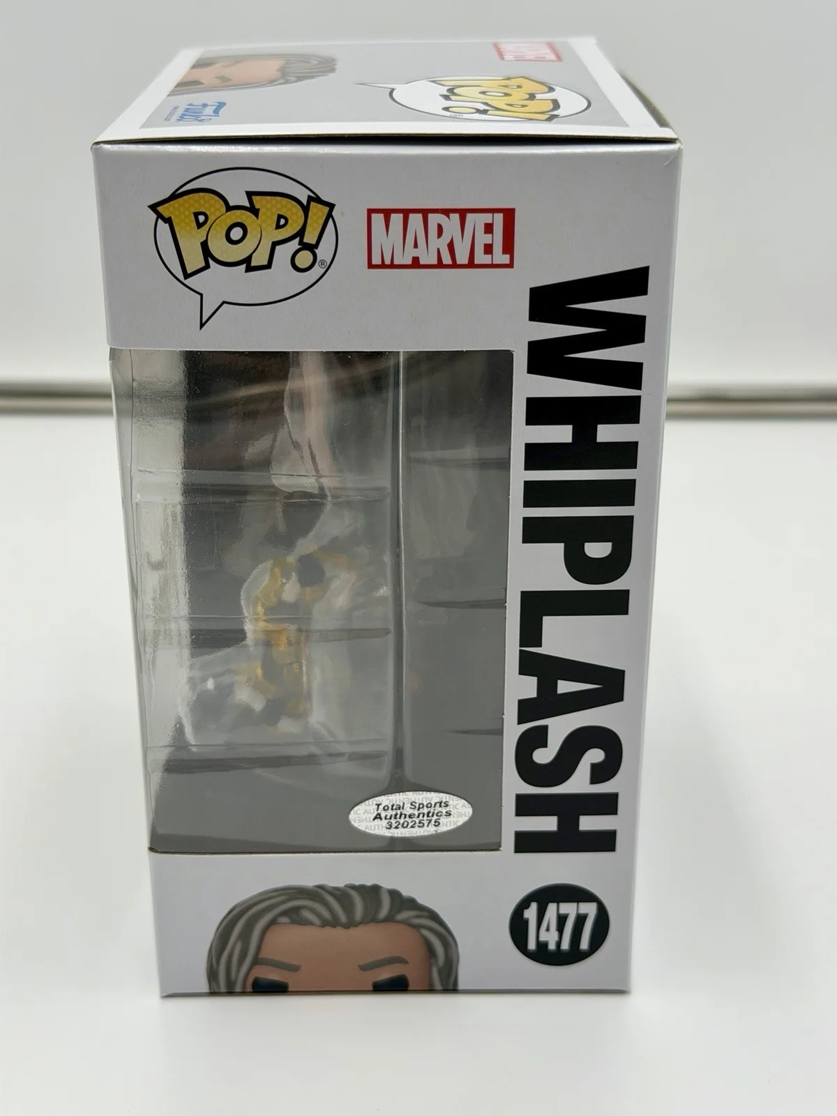 Mickey Rourke — Mickey Rourke Signed Whiplash Funko Pop Infinity Saga #1477 TSA COA w/protector, image 3