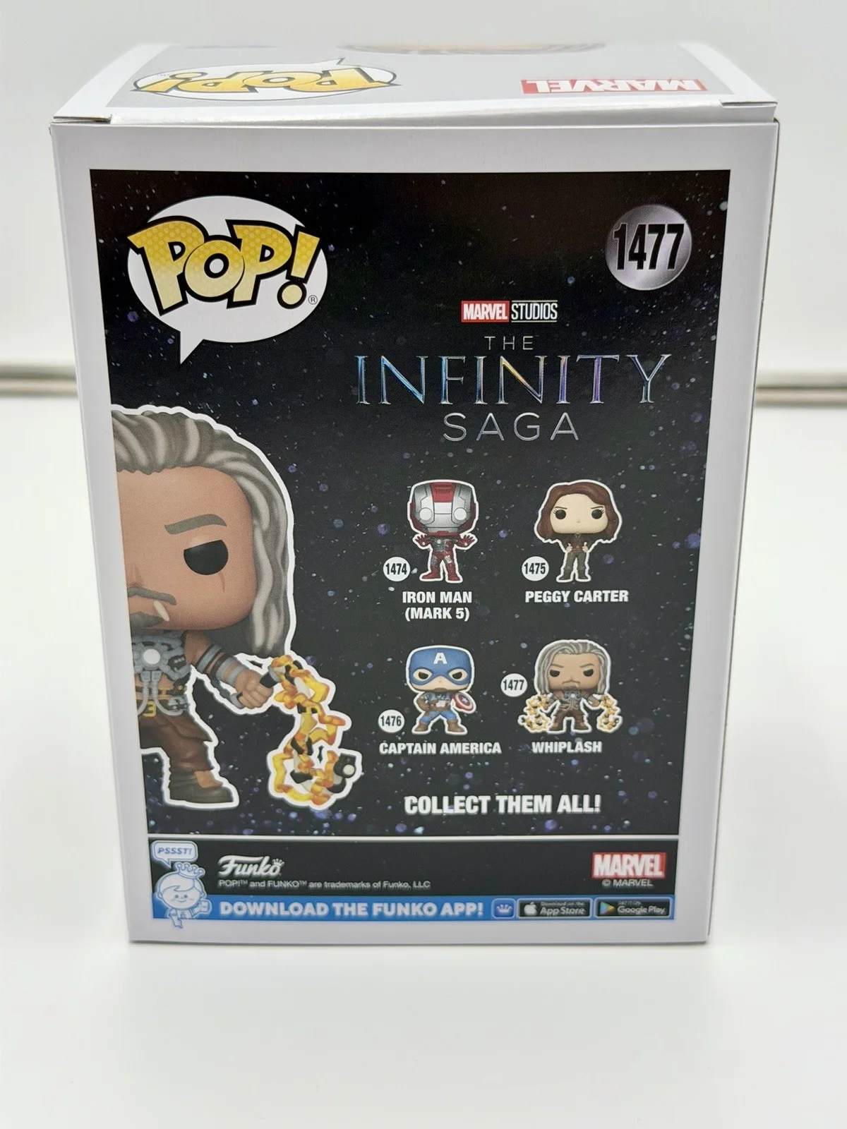 Mickey Rourke — Mickey Rourke Signed Whiplash Funko Pop Infinity Saga #1477 TSA COA w/protector, image 4