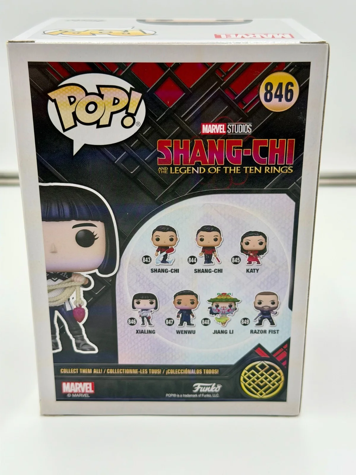 Meng'er Zhang — Meng'er Zhang Signed Xialing Funko Pop Marvel Shang-Chi #846 VSA COA w/protector, изображение 4