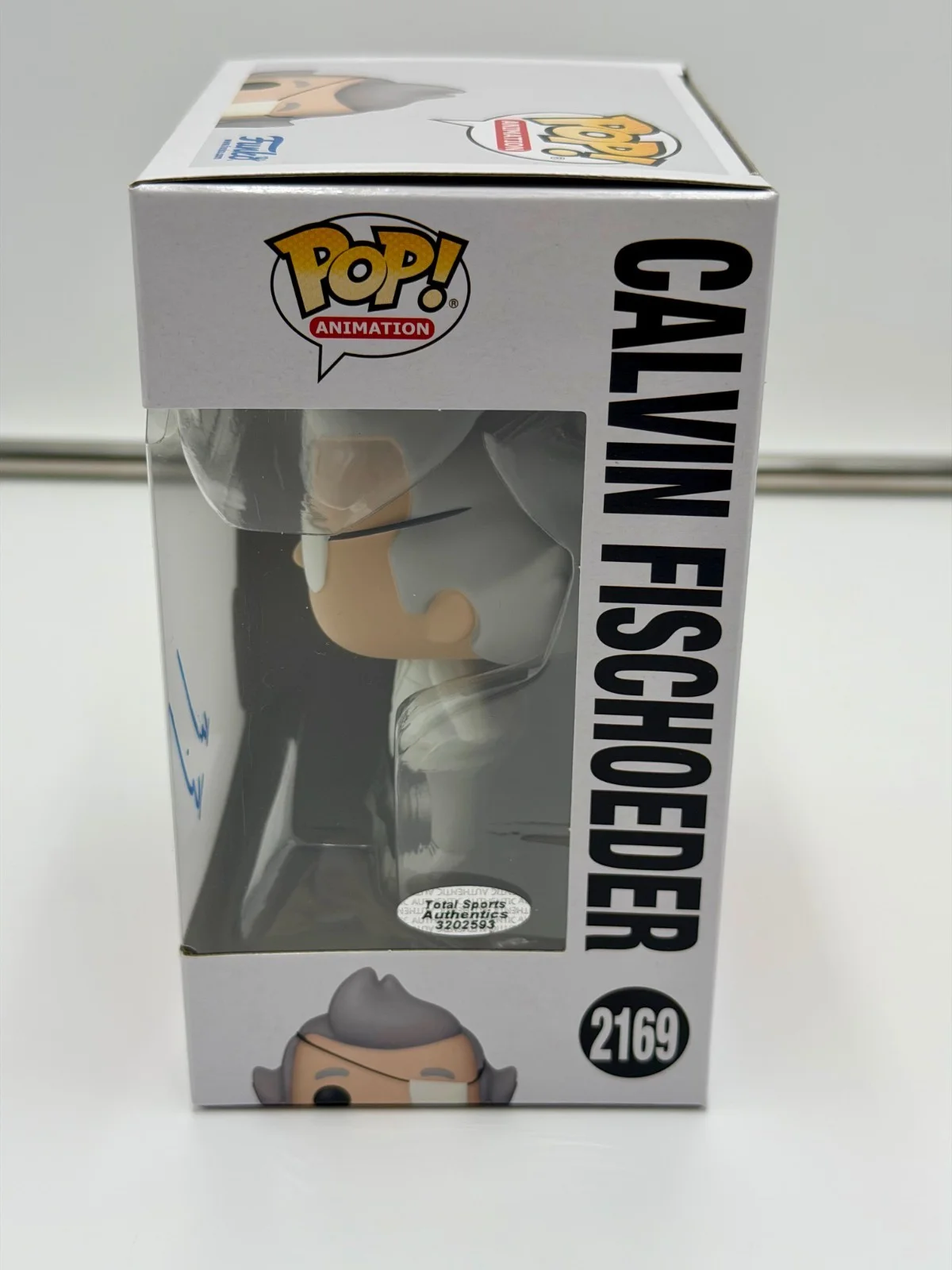 Kevin Kline — Kevin Kline Signed Calvin Fischoeder Funko Pop Bob's Burgers TSA COA w/protector, изображение 3