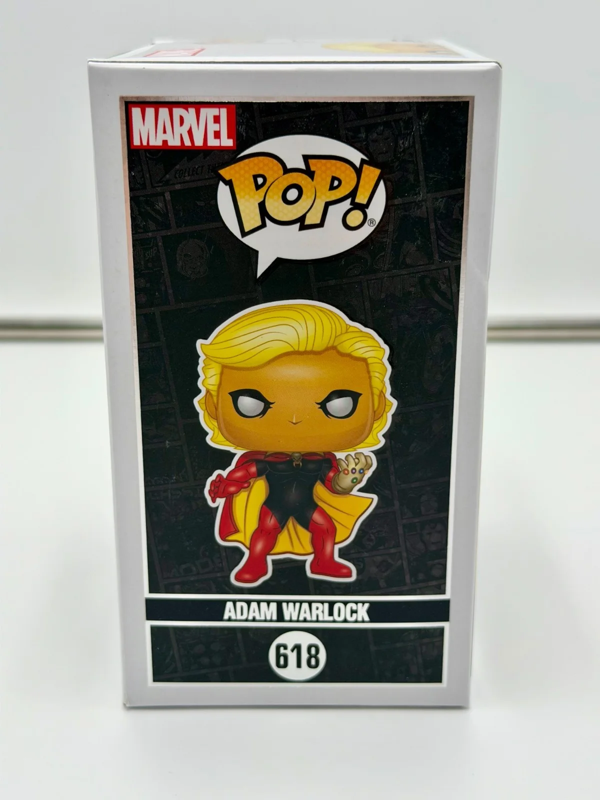 Will Poulter — Will Poulter Signed Adam Warlock Funko Pop Marvel GOTG #618 PC COA w/protector, image 5