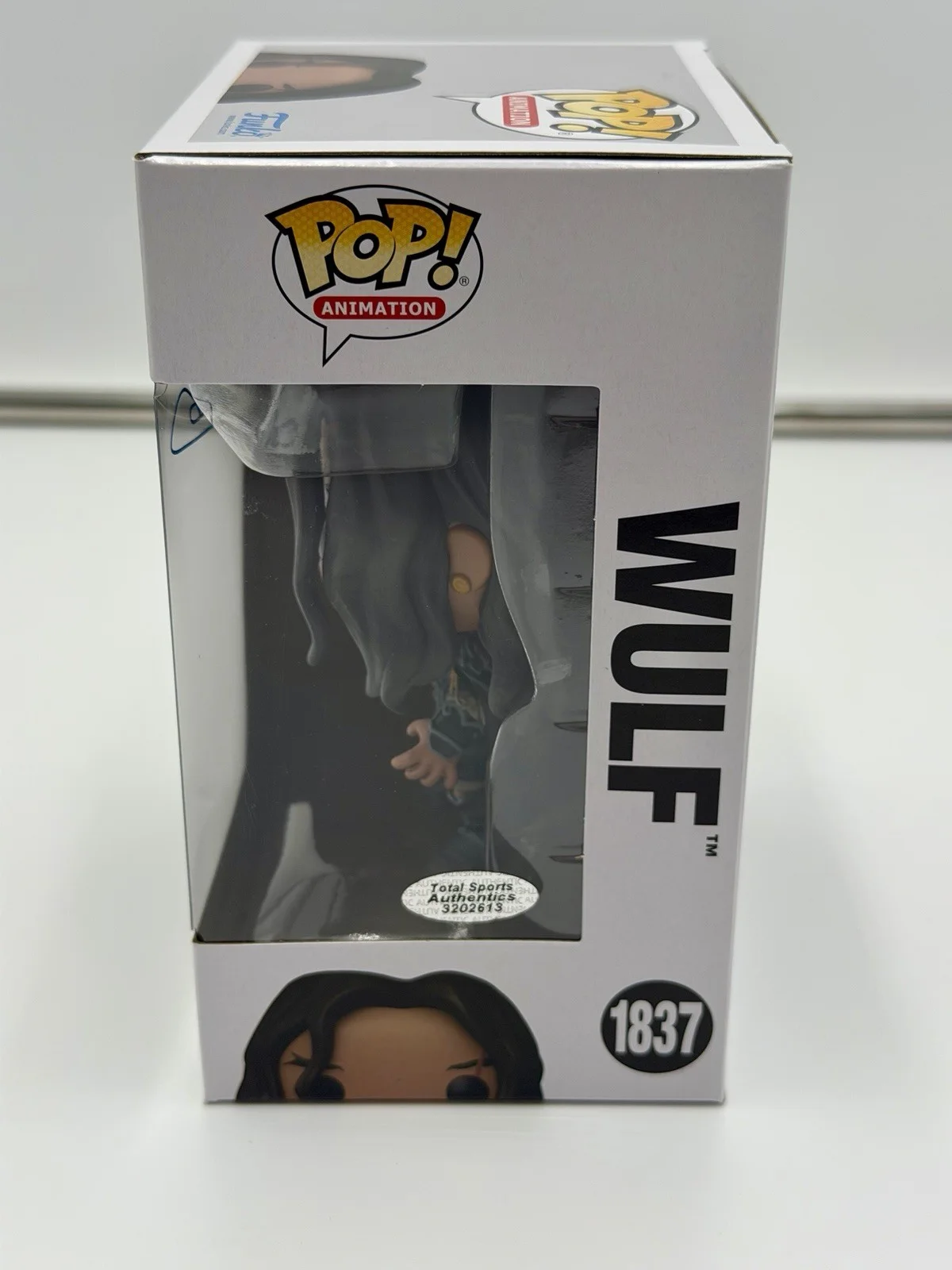 Luke Pasqualino — Luke Pasqualino Signed Wulf Funko Pop The Lord Of The Rings TSA COA w/protector, изображение 3