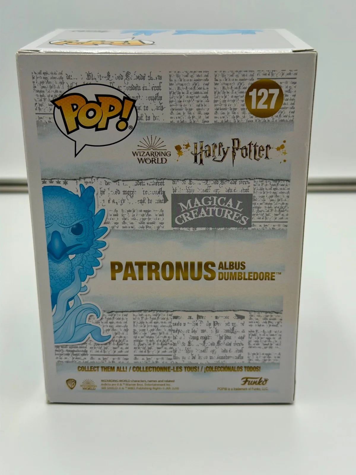 Daniel Radcliffe — Daniel Radcliffe Signed Patronus Funko Pop Harry Potter #127 VSA COA w/protector, image 4
