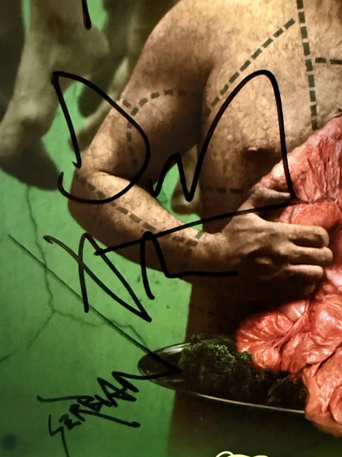 *RARE* Cattle Decapitation Signed “To Serve Man” Poster JSA Authenticated ￼, image 4