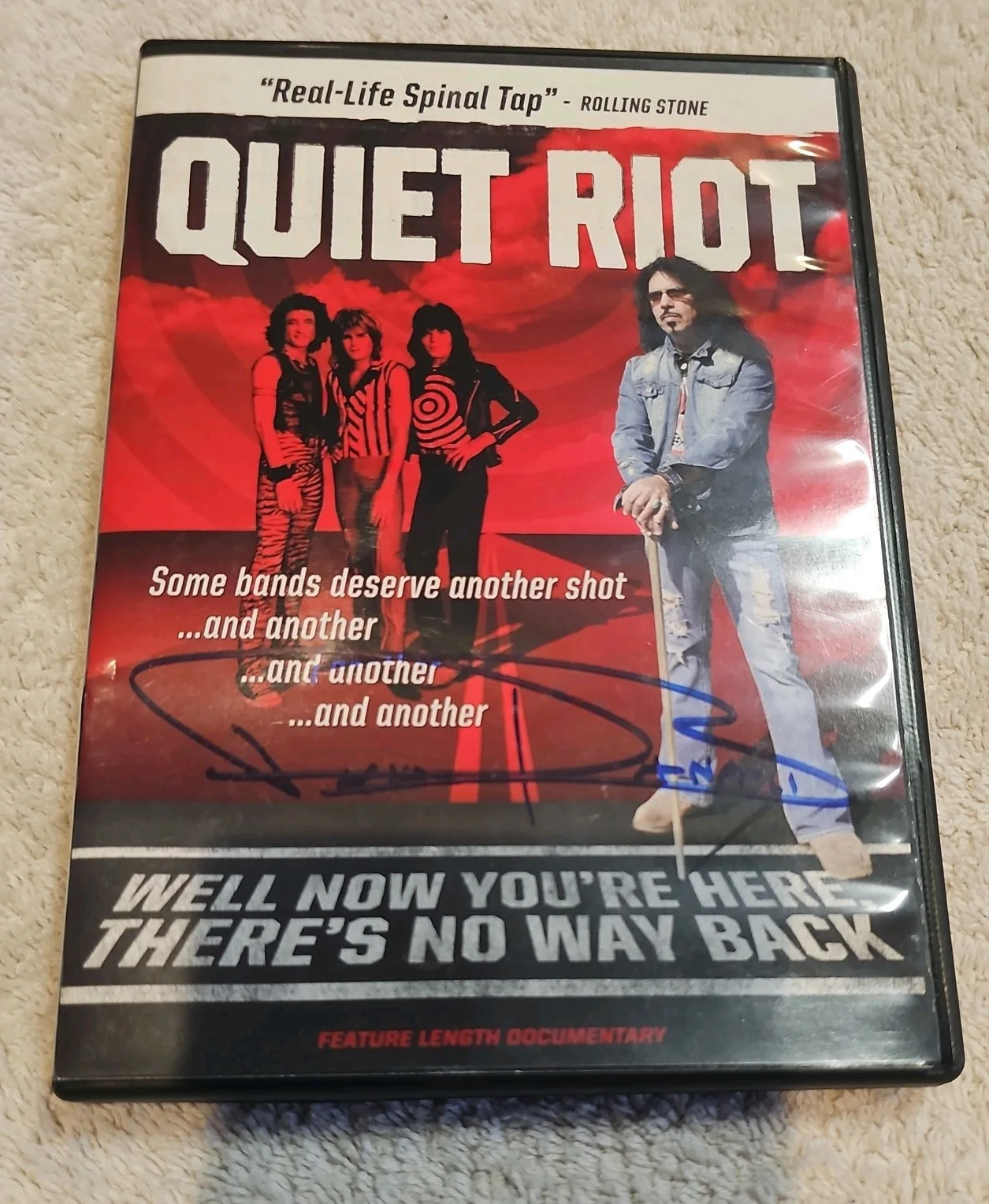 Quiet Riot "Well Now You're Here" DVD - Autographed - Frankie Banali, image 2