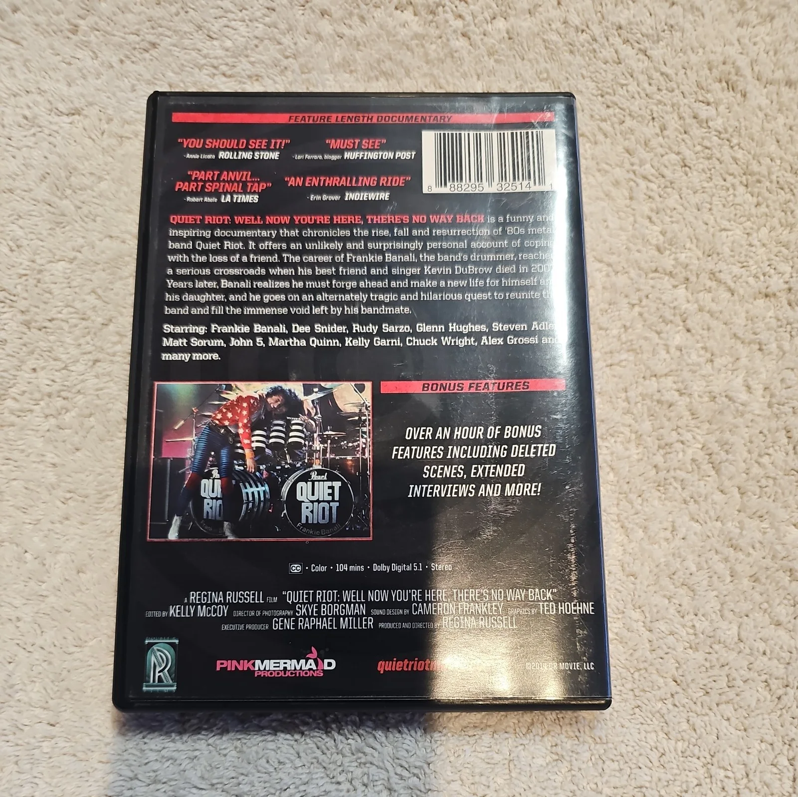 Quiet Riot "Well Now You're Here" DVD - Autographed - Frankie Banali, image 3
