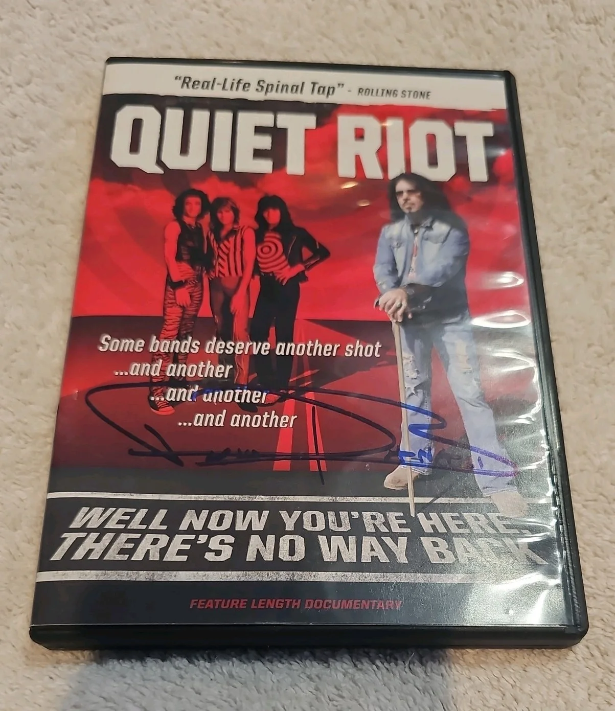 Quiet Riot "Well Now You're Here" DVD - Autographed - Frankie Banali, image 4