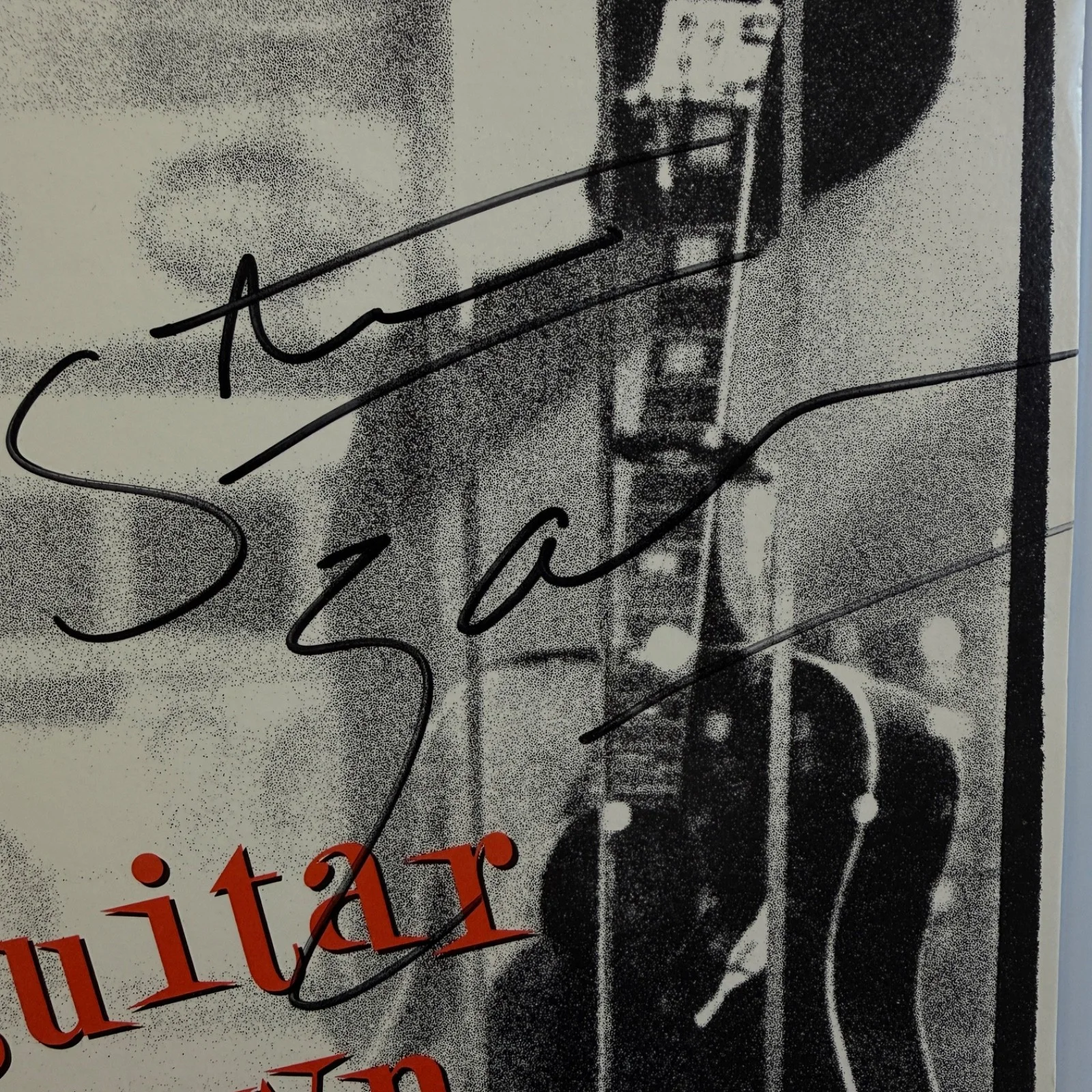AUTOGRAPHED | Steve Earle "Guitar Town" GOLD STAMPED PROMO | VINYL LP MCA-5713, изображение 2