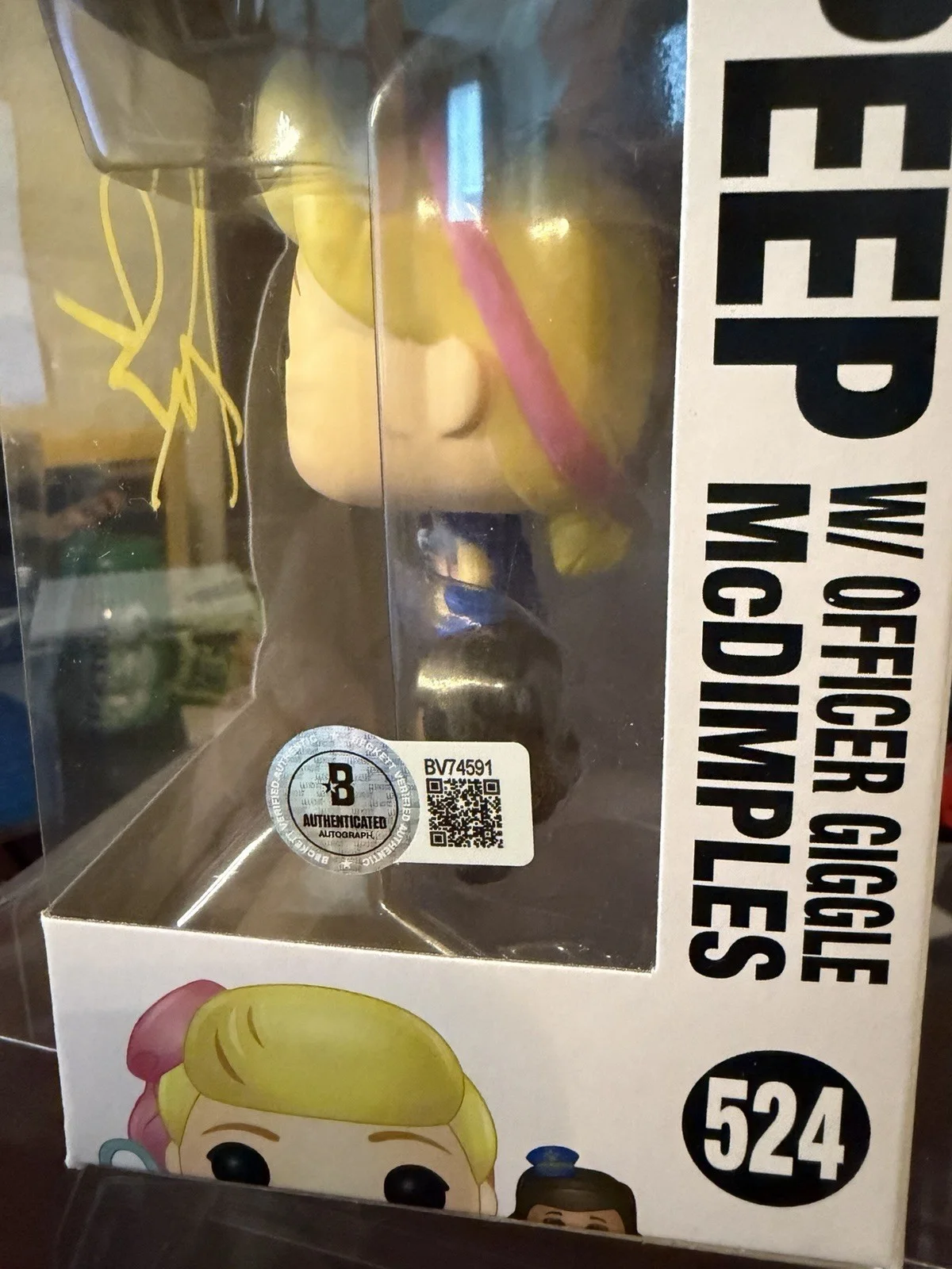 Annie Potts — Funko Pop! #524 Toy Story 4, Bo Peep, Signed by Annie Potts, Beckett COA, image 3