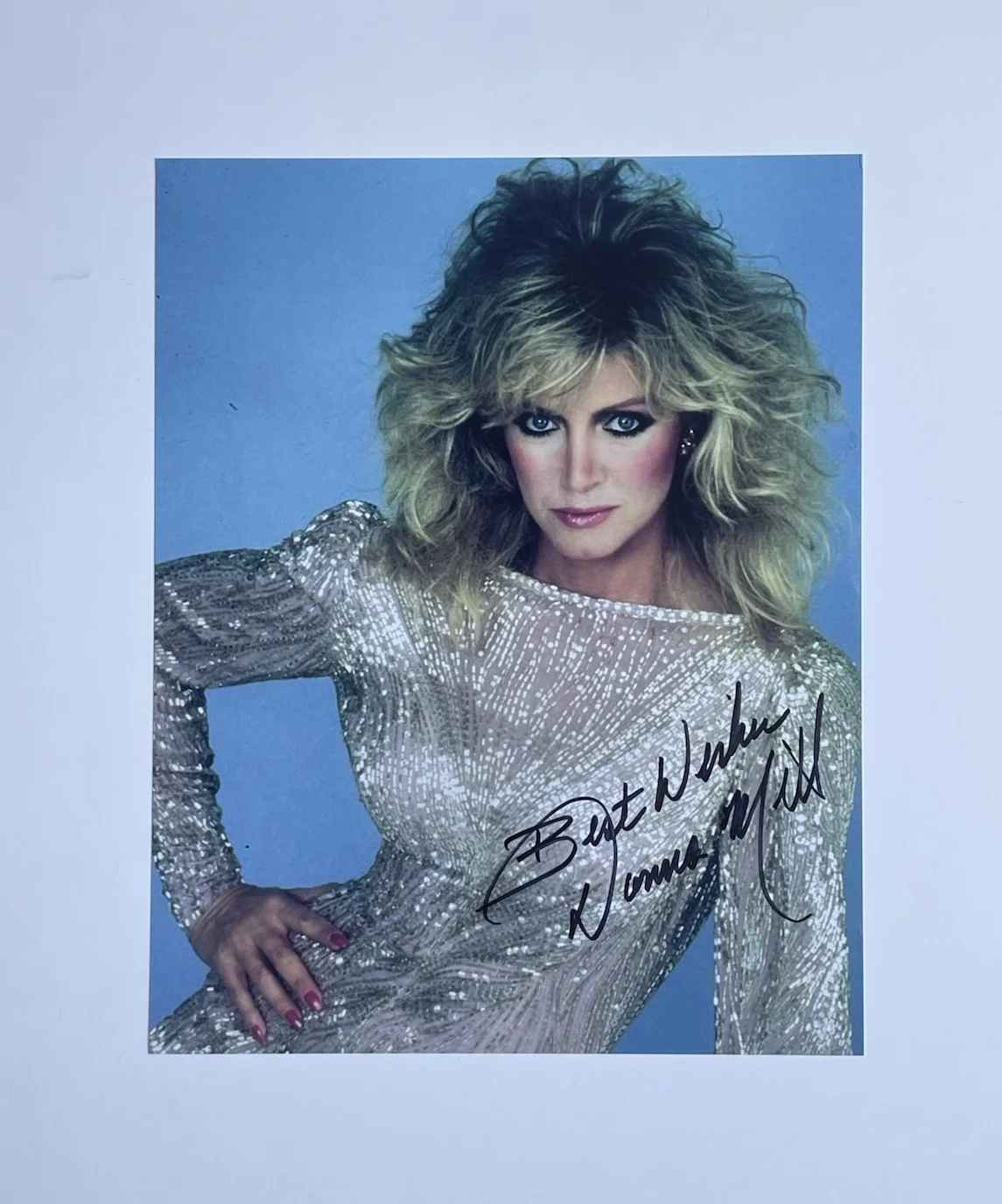 Donna Mills — Donna Mills Authentic Hand Signed 8x10 Photo, Autograph Actress Knots Landing