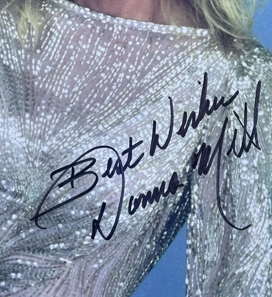 Donna Mills — Donna Mills Authentic Hand Signed 8x10 Photo, Autograph Actress Knots Landing, image 2