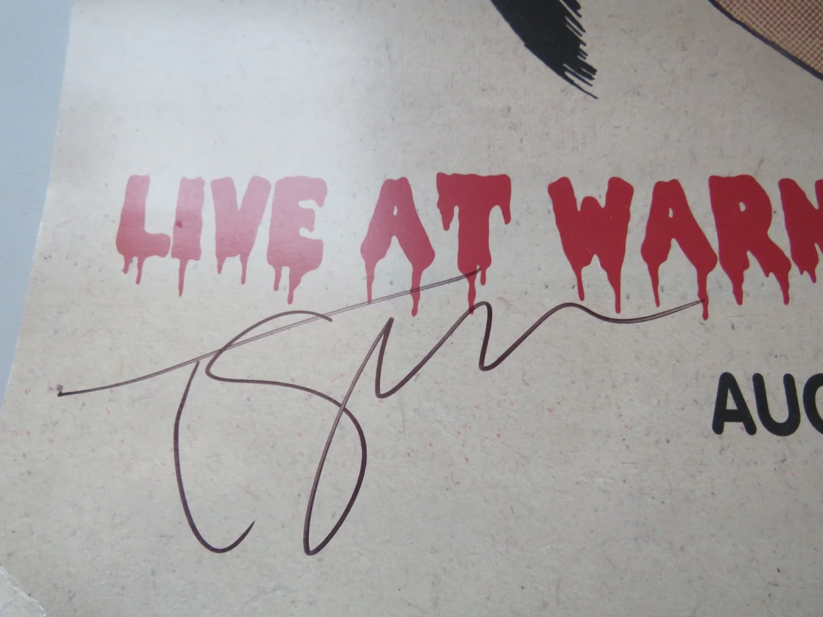 2012 TEGAN AND SARA Live at Warner Bros Records Signed Promo Poster RARE, image 2