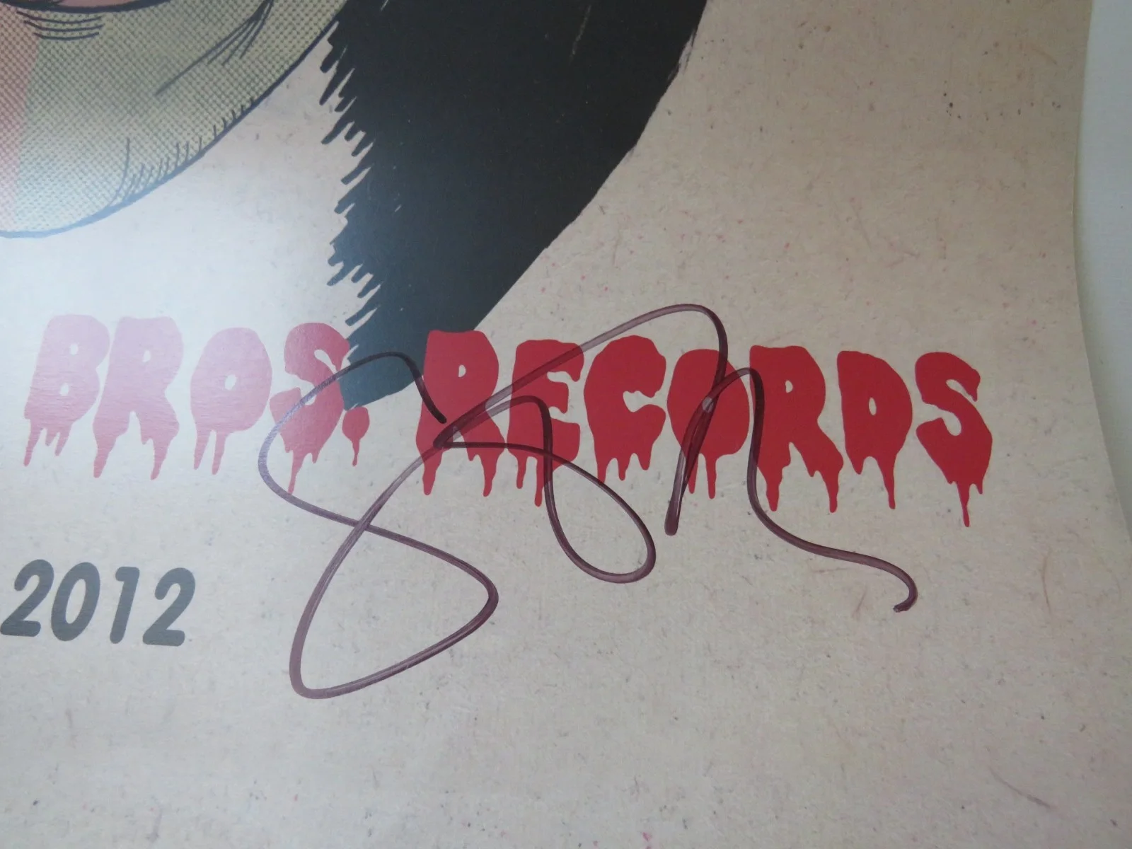 2012 TEGAN AND SARA Live at Warner Bros Records Signed Promo Poster RARE, image 3