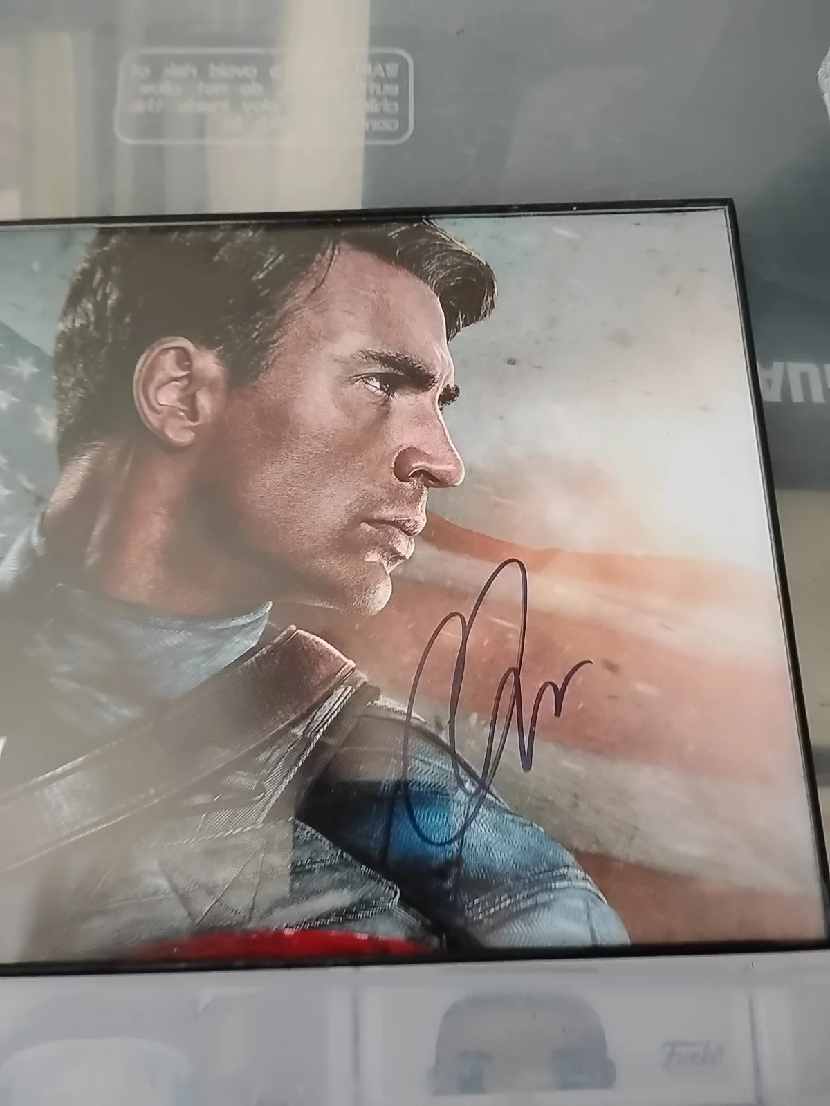 Chris Evans Captain America Autograph, image 2