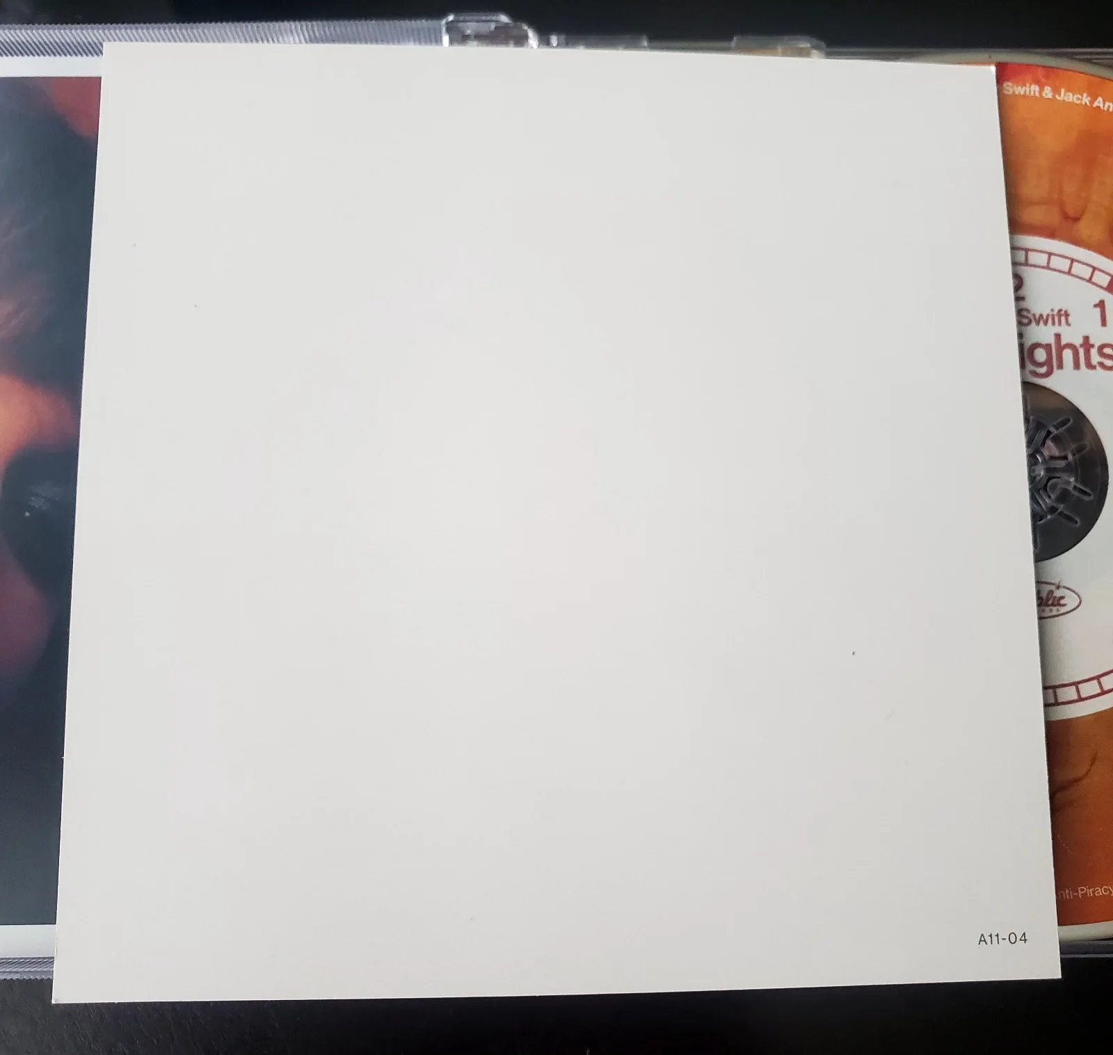Taylor Swift Signed Midnights Blood Moon Cd, image 3