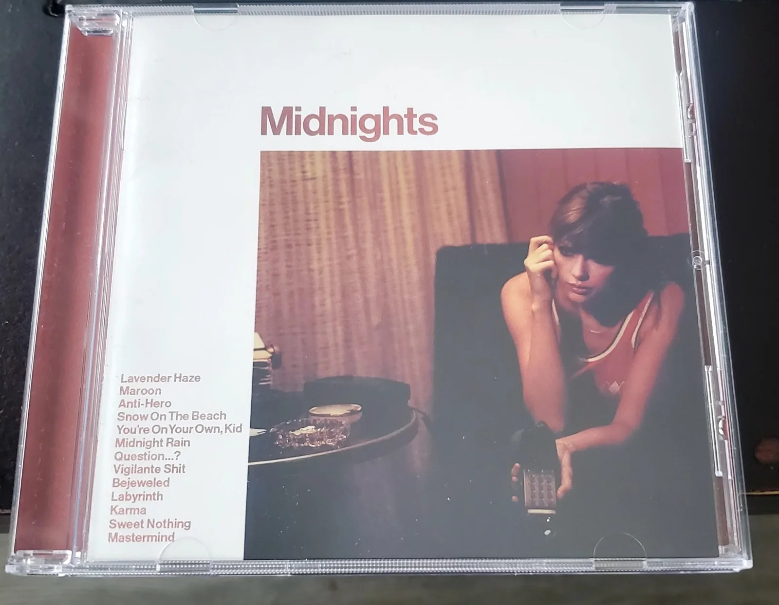 Taylor Swift Signed Midnights Blood Moon Cd, image 5