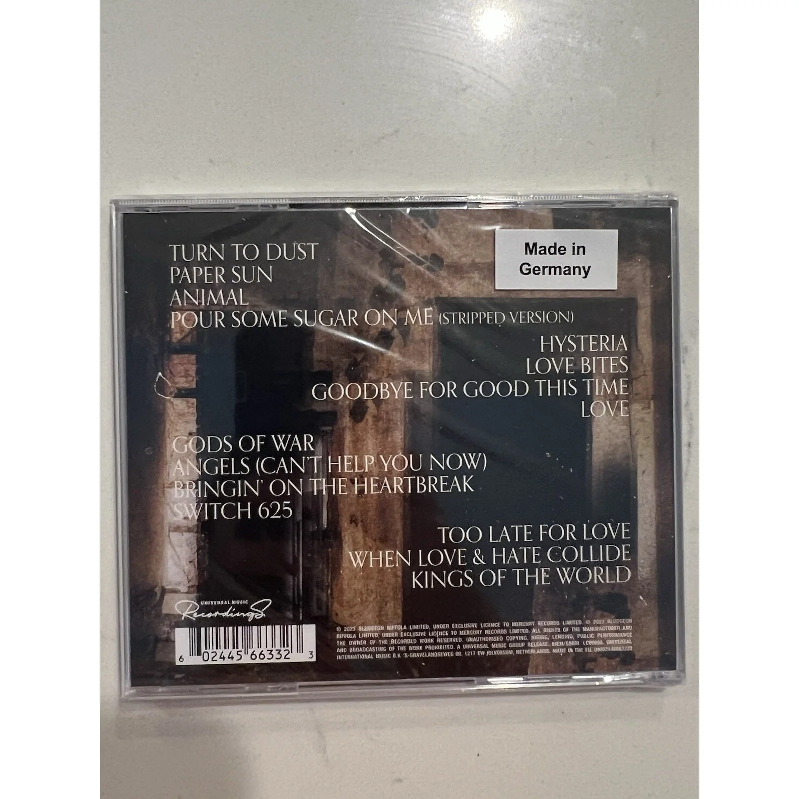 Def Leppard SIGNED Drastic Symphonies CD Autographed ACOA Authenticated #9, image 3