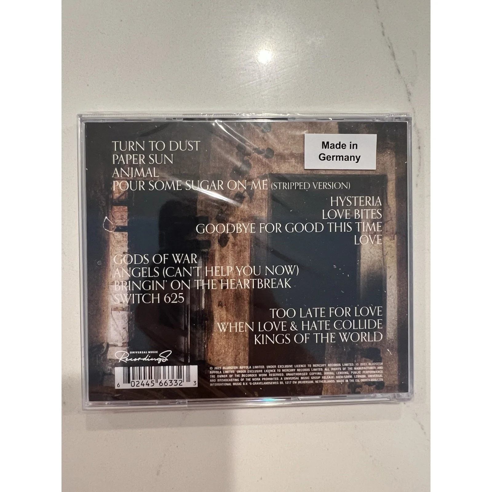 Def Leppard SIGNED Drastic Symphonies CD Autographed ACOA Authenticated #13, image 3
