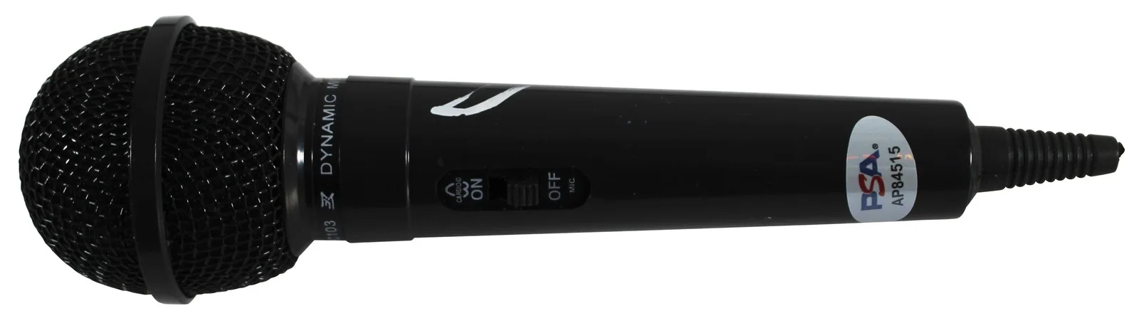 John Travolta — John Travolta Authentic Signed Microphone Autographed PSA/DNA #AP84515, image 2