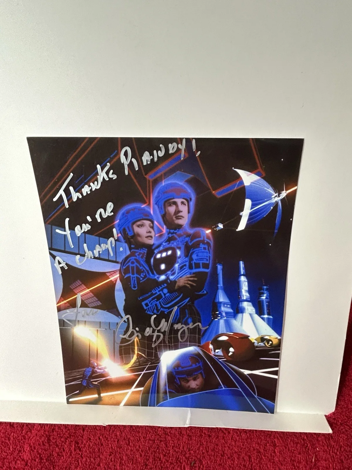 Cindy Morgan — Cindy Morgan Signed 8x10 Photo Tron, image 5