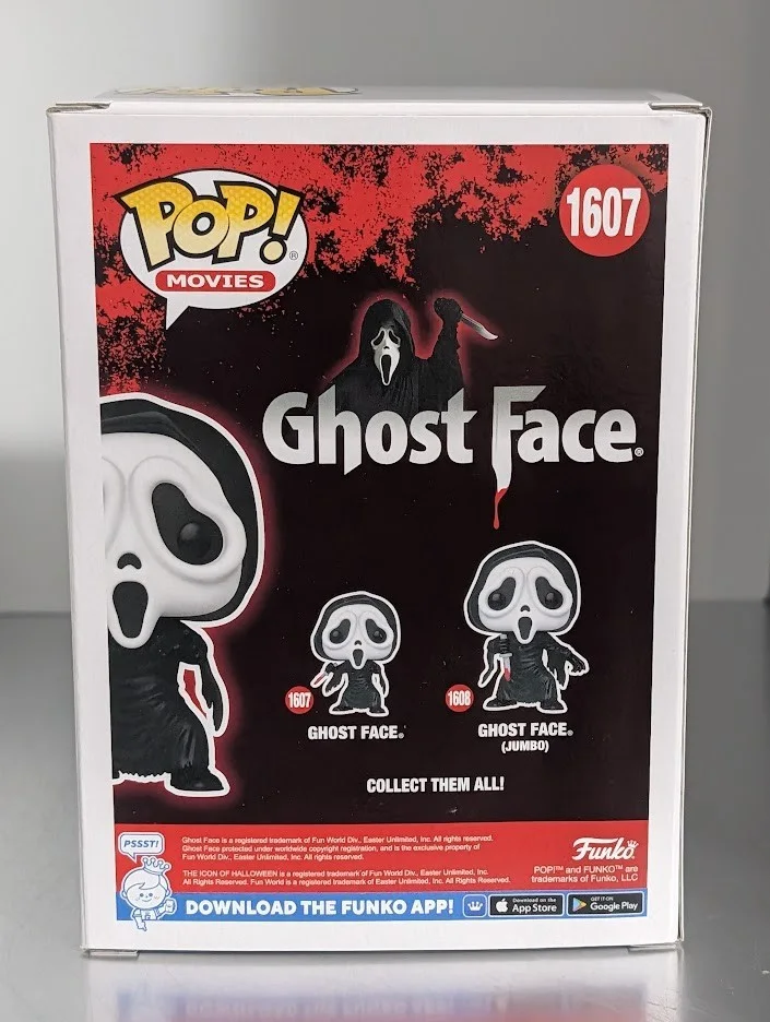 John Abrahams, Dave Sheridan — John Abrahams & Dave Sheridan Dual Signed Funko Pop #1607 Ghost Face Scary Movie, изображение 3