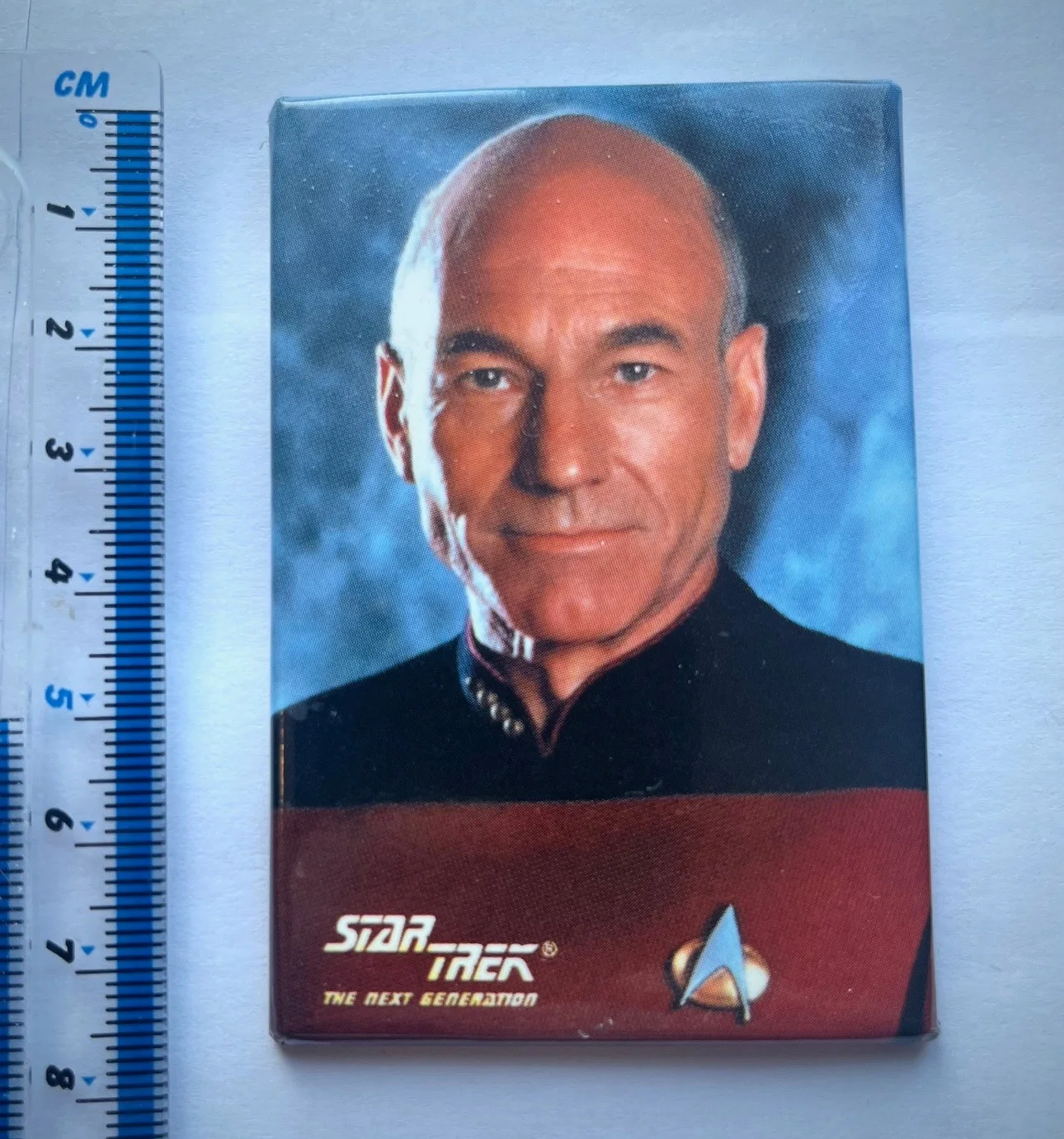 Star Trek The Next Generation Captain Picard Badge 3 inches x 2 inches, image 3