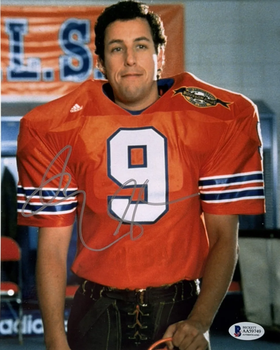 Adam Sandler — Adam Sandler Signed 8x10 Photo The Waterboy Bobby Boucher Auto BAS Beckett COA