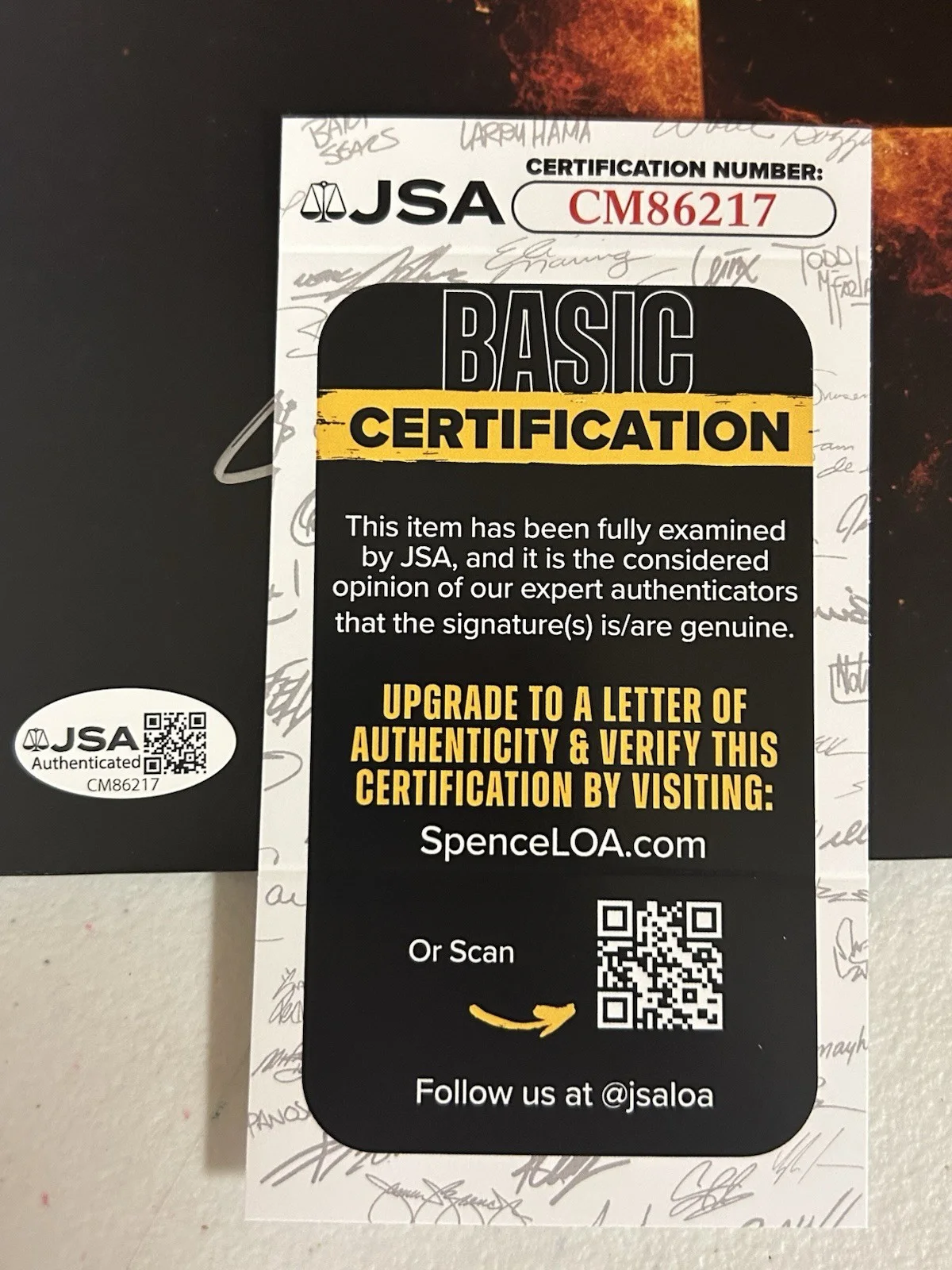 CHRIS DAUGHTRY FULL BAND AUTOGRAPHED SIGNED LP VINYL ALBUM W/ JSA COA # CM86217, image 3
