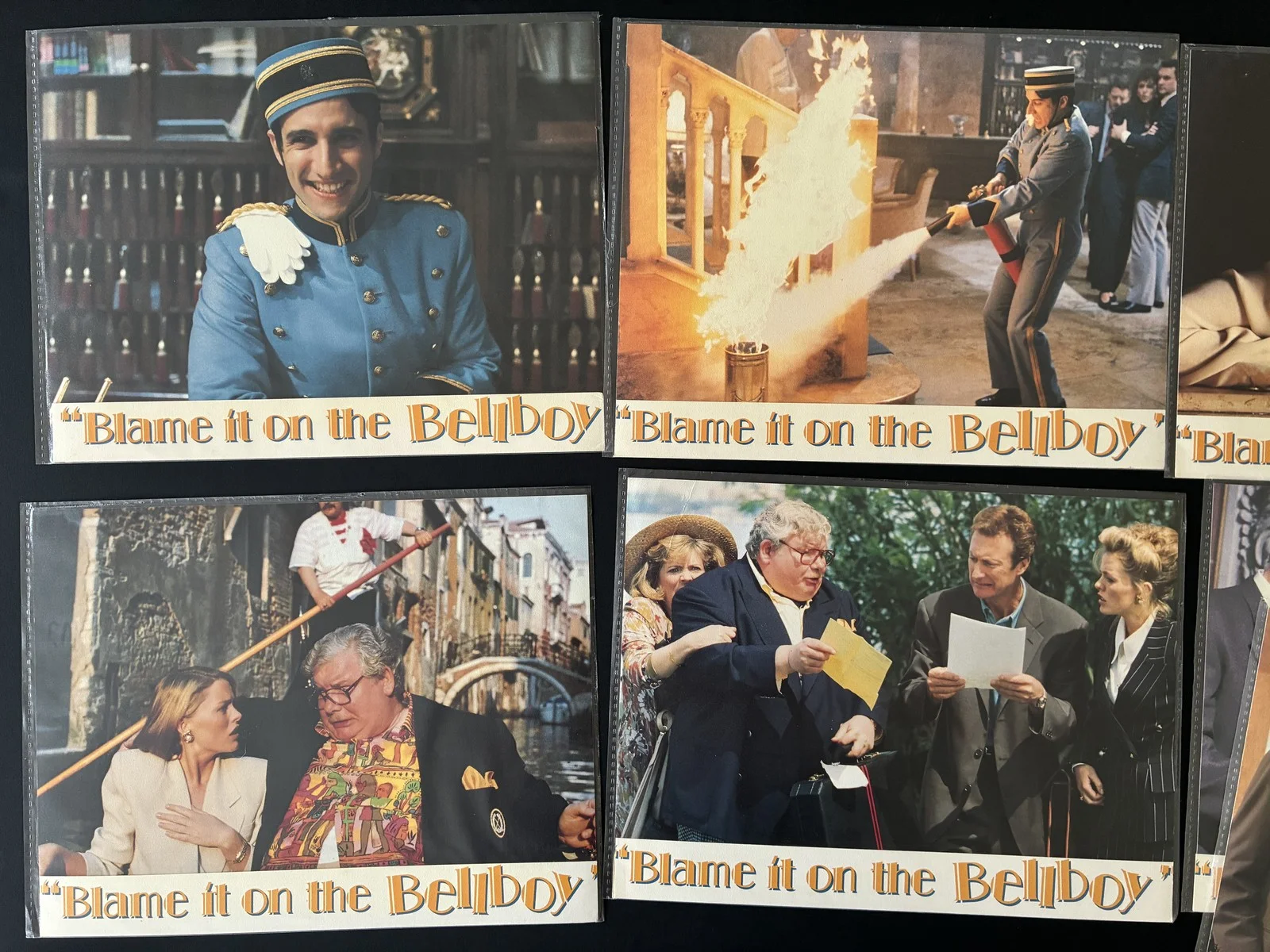 Blame It On The Bellboy (1992) Original Lobby Cards x 7 with Dudley Moore, image 3