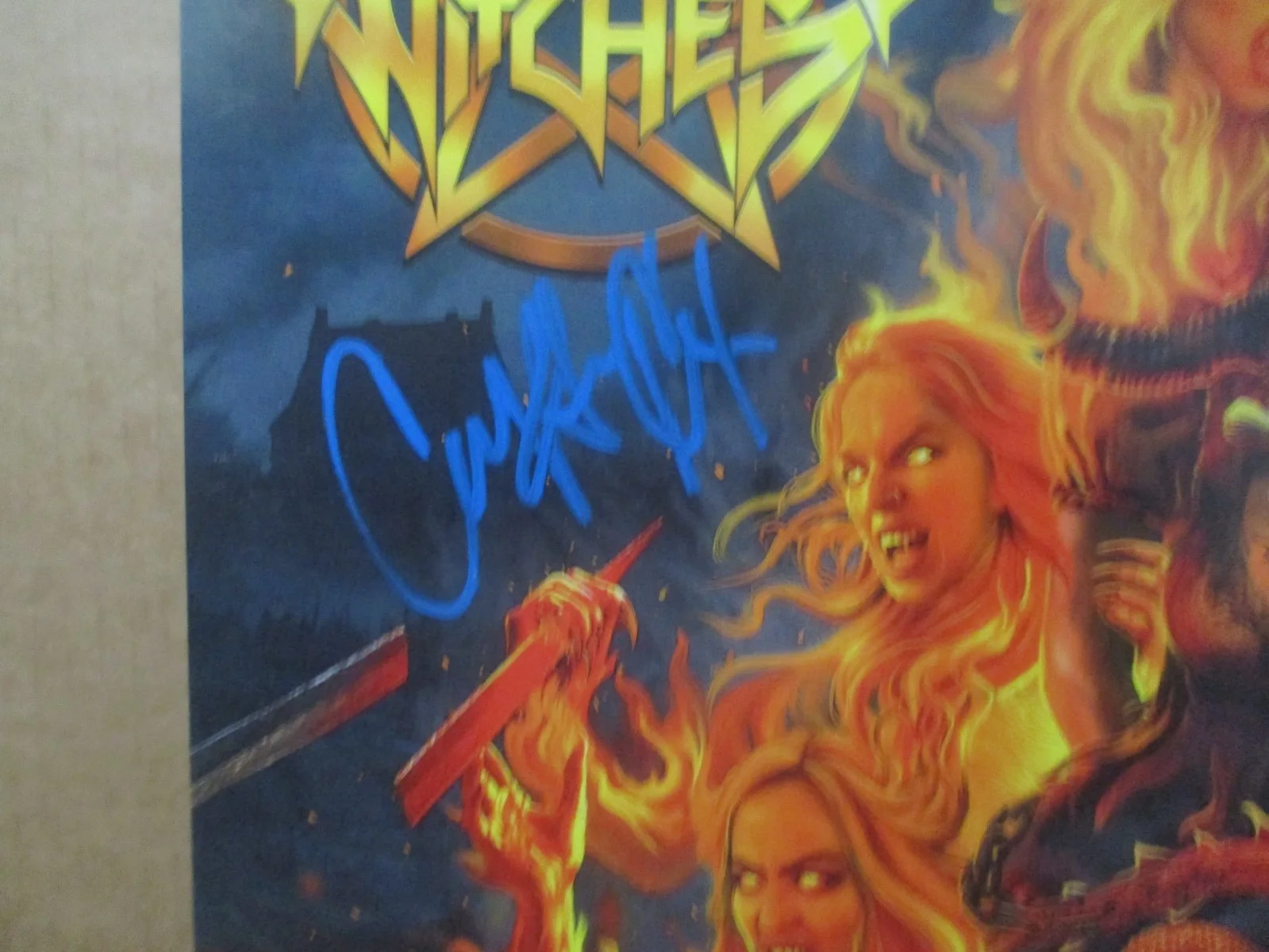 BURNING WITCHES AUTHENTIC AUTOGRAPHED/SIGNED INQUISITION VINYL RECORD ALBUM, image 3