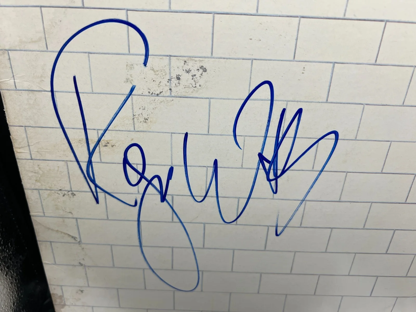 Roger Waters Pink Floyd Signed The Wall Vinyl Album 2LP Beckett LOA, image 3