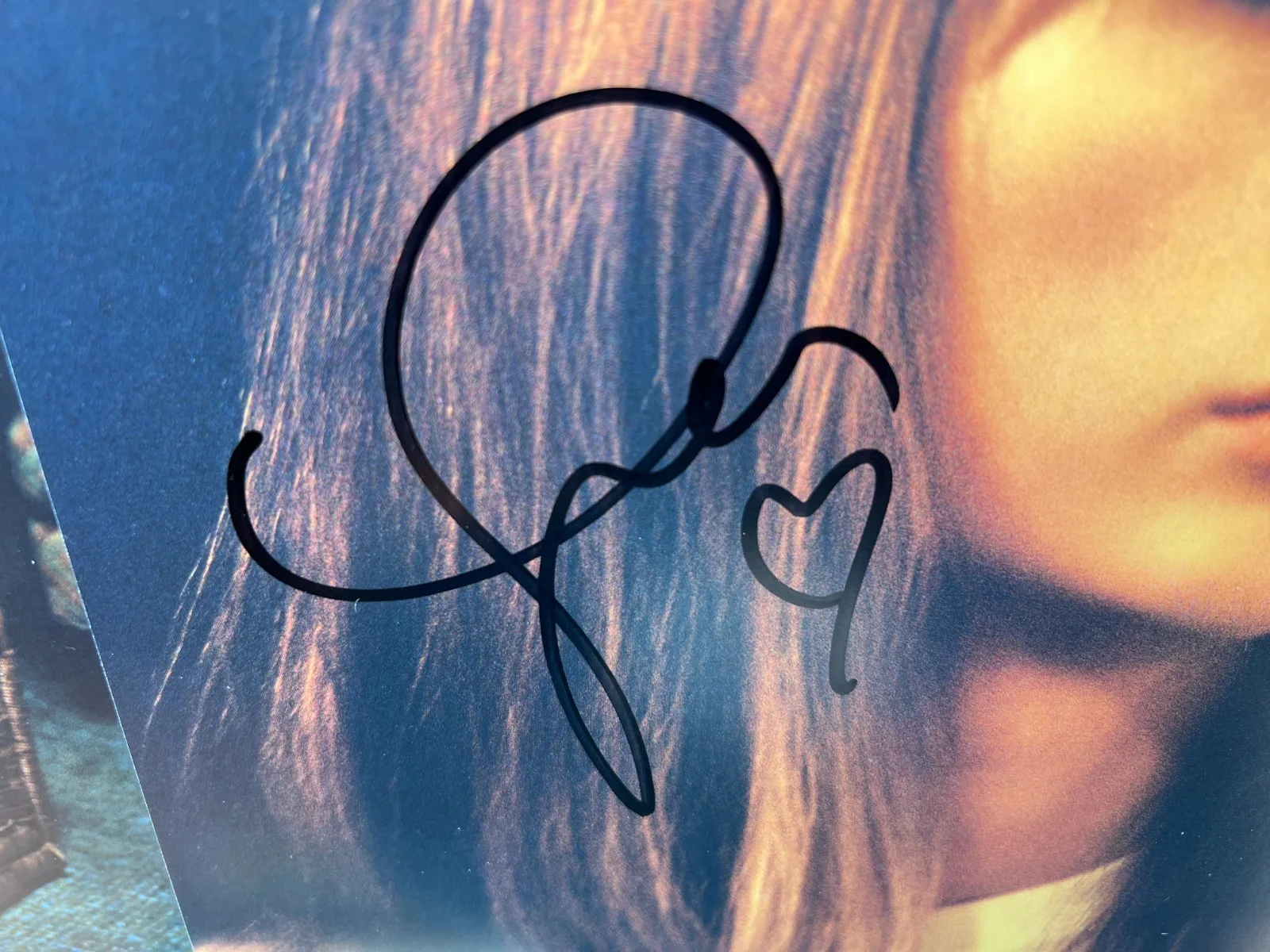 Taylor Swift Signed Midnights Jade Green Vinyl Album LP RARE SIDE PLACEMENT, изображение 2