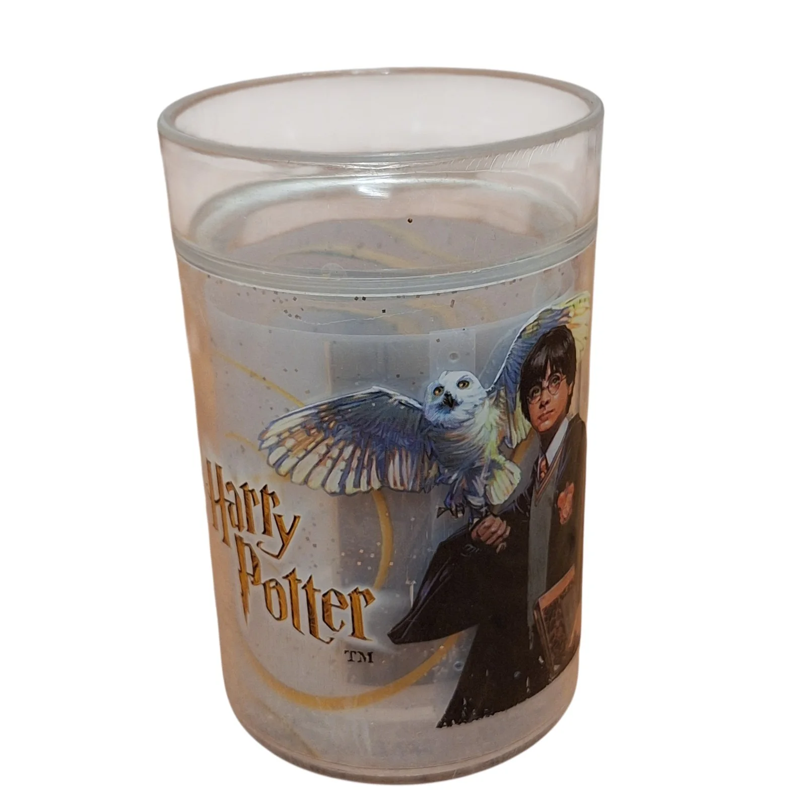 Harry Potter & the Philosopher's Stone Plastic Drinking Glass Glitter 2001 Movie, image 2