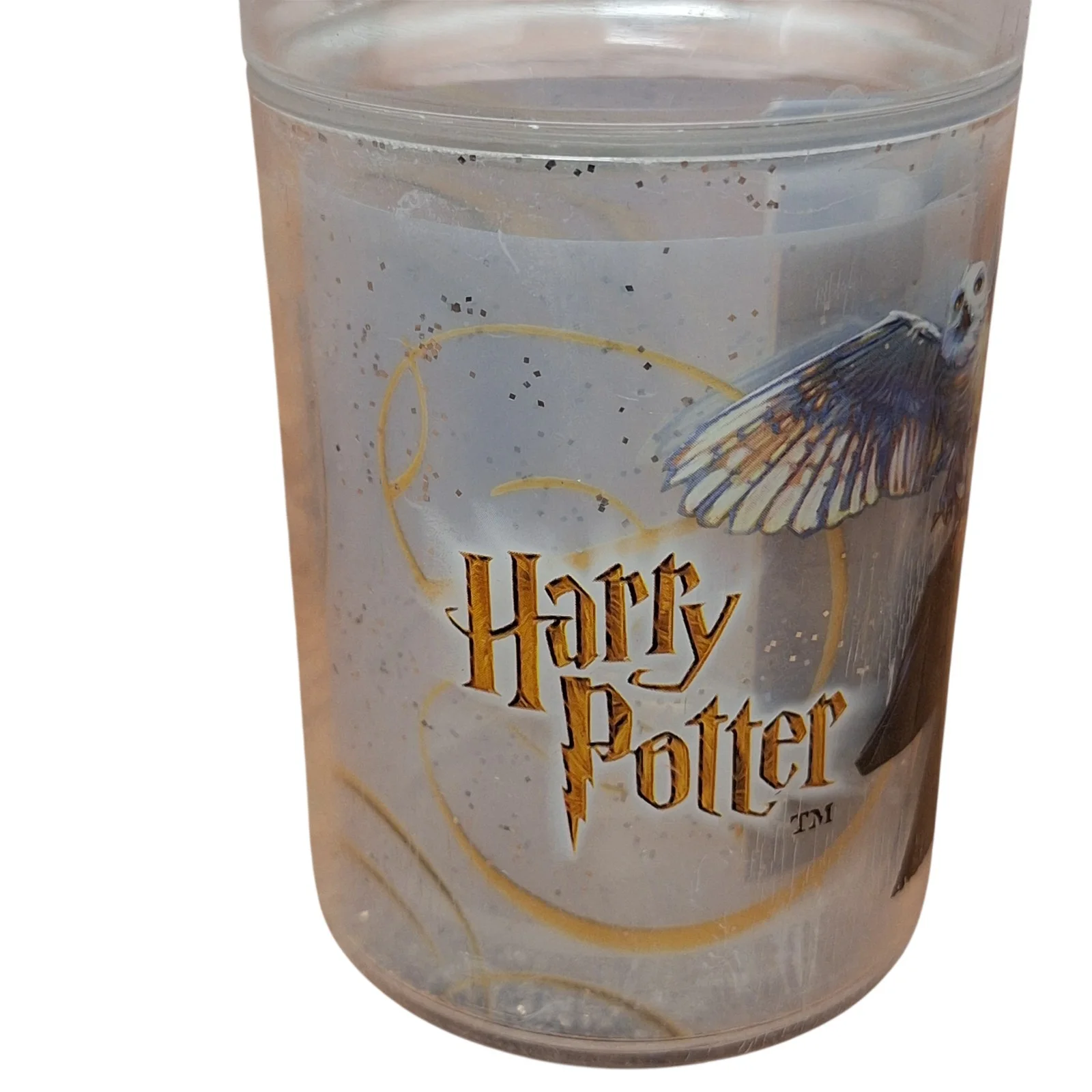 Harry Potter & the Philosopher's Stone Plastic Drinking Glass Glitter 2001 Movie, image 3