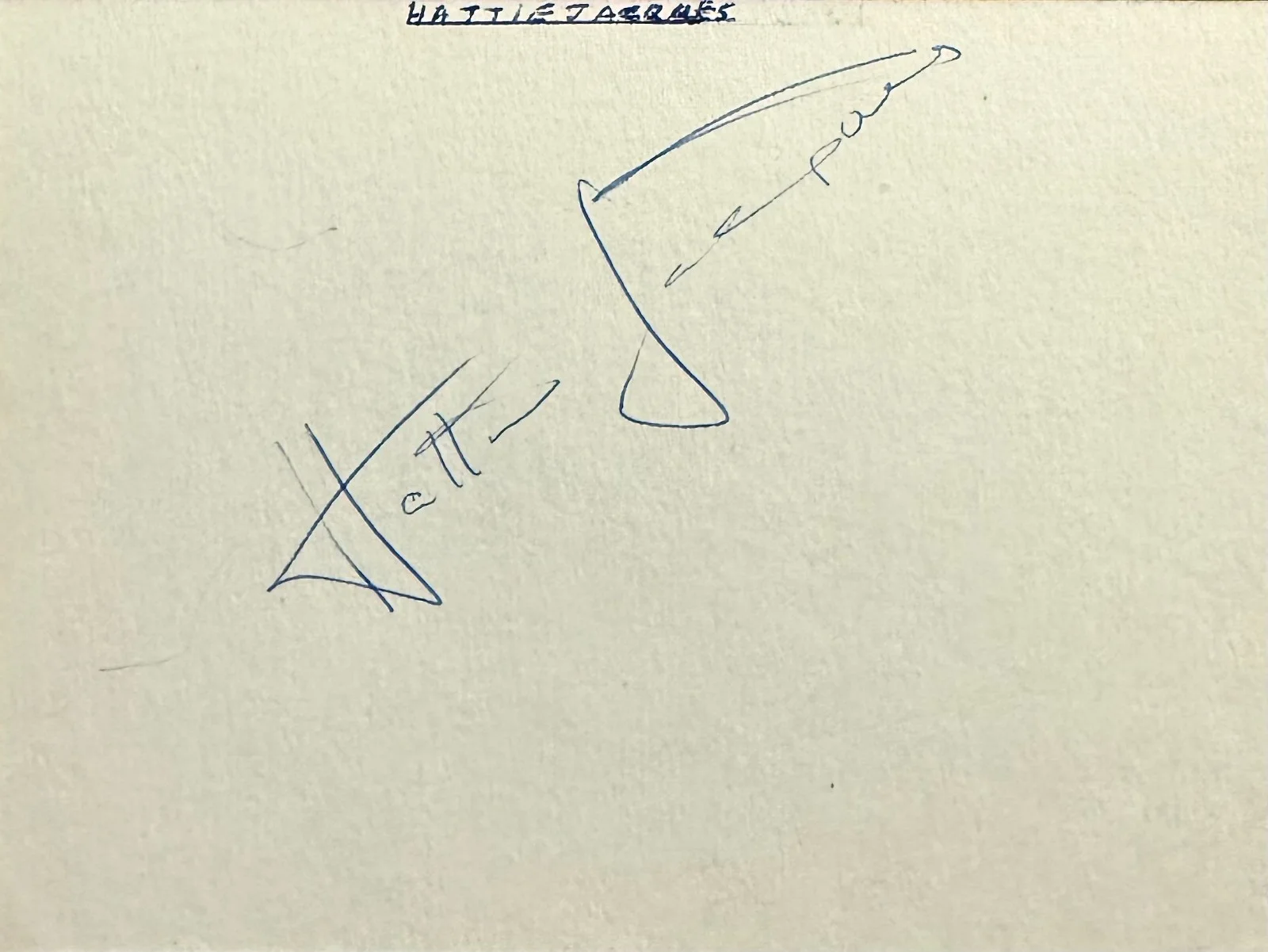 Hattie Jacques, Arthur Askey — HATTIE JACQUES & ARTHUR ASKEY Dual Signed Autographed 4"x 5" ALBUM PAGE CARRY ON, image 3