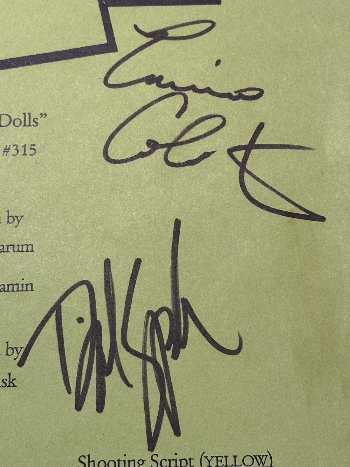 Wendie Malick, George Segal, Laura San Giacomo — Signed Just Shoot Me Script “Lies & Dolls” 1998 Wendie Malick George Segal + Cas, изображение 4