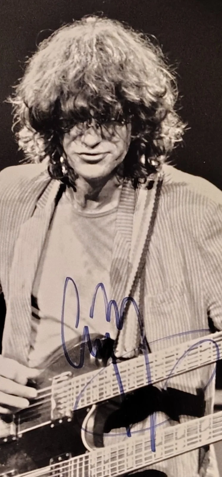 Jimmy Page Led Zeppelin 8 x 10 photo signed autographed with COA, изображение 2