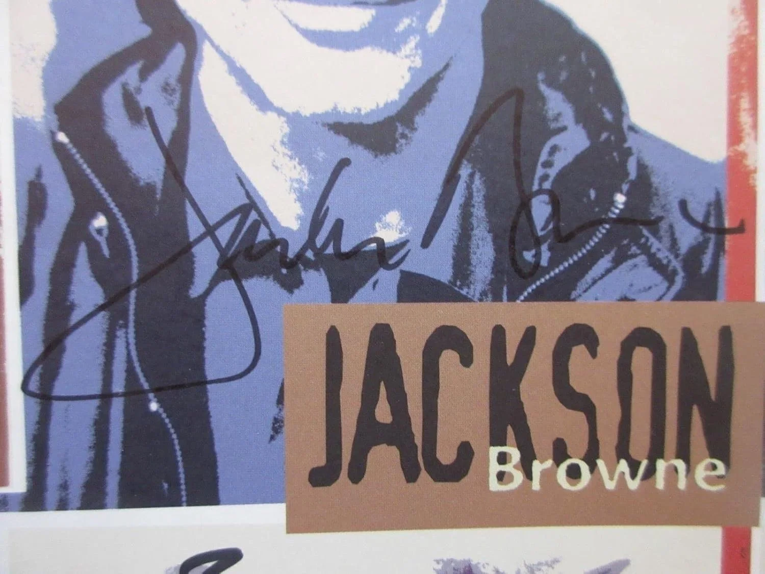 BROWNE, RAITT, COLVIN, HORNSBY — * JACKSON BROWNE, RAITT, COLVIN, HORNSBY * signed 1999 RBCH tour print 12x17", изображение 3