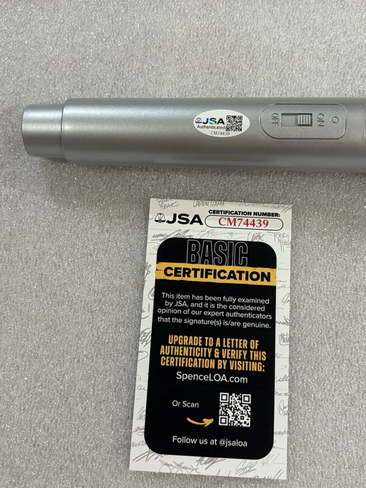 JSA COA NAS Signed Autographed Microphone Illmatic Rap Hip Hop Nasir Jones, изображение 2