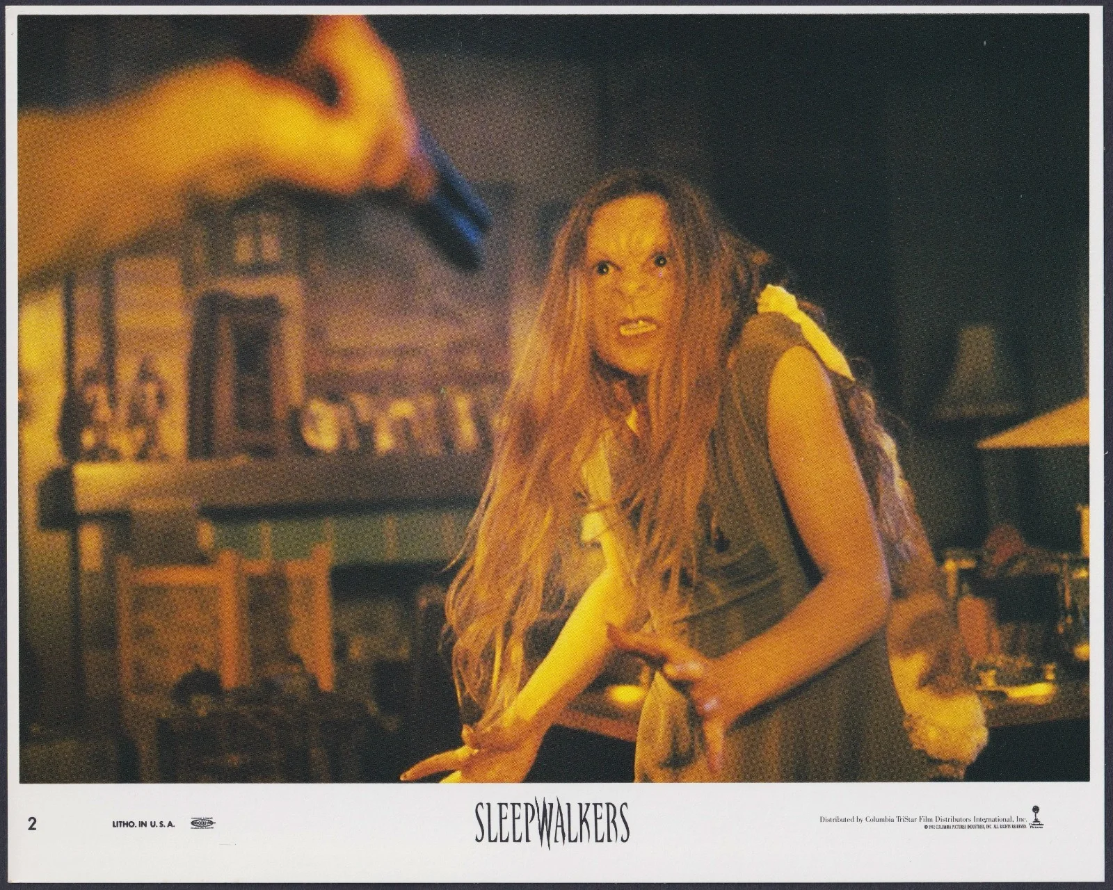 Sleepwalkers 8x Original UK FOH Lobby Cards Stephen King Brian Krause 1992, изображение 3