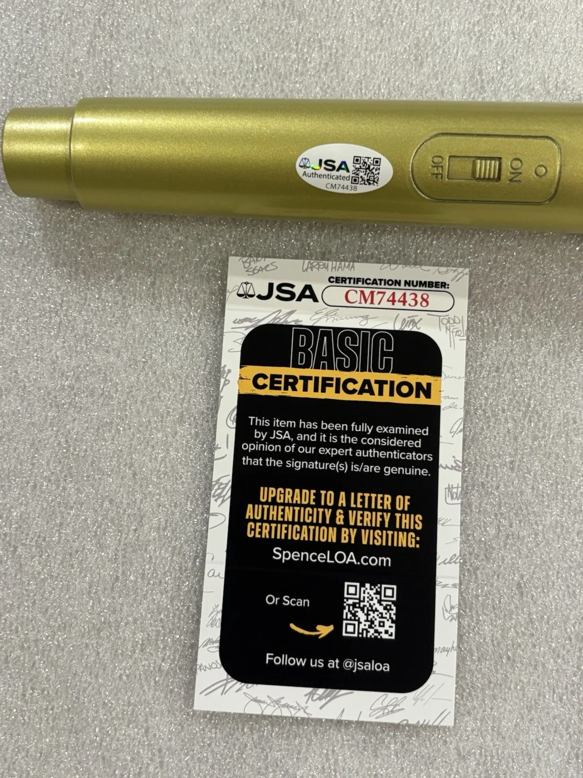 JSA COA NAS Signed Autographed Microphone Illmatic Rap Hip Hop Nasir Jones, изображение 2
