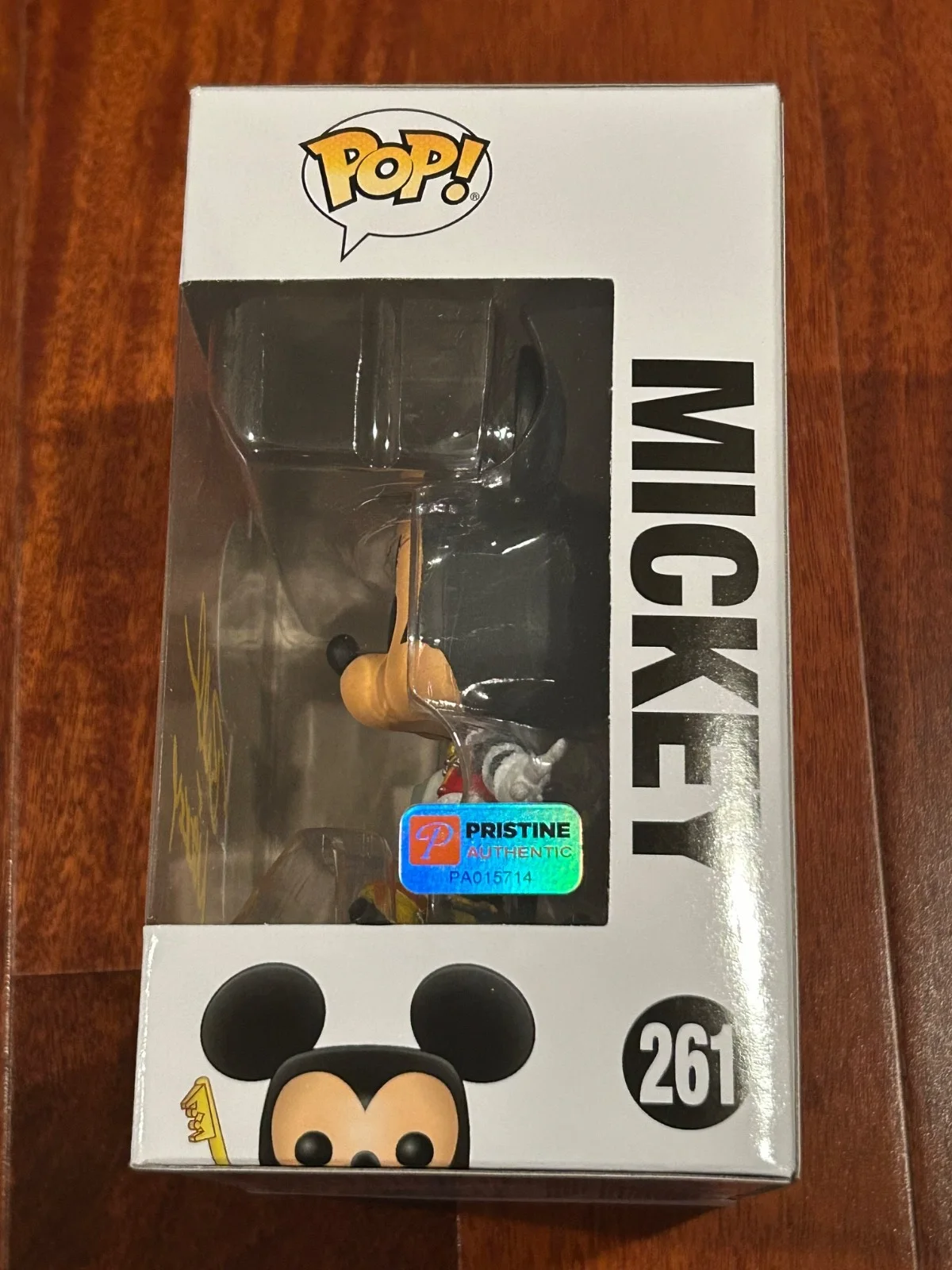 BRET IWAN — Bret Iwan Mickey Mouse Kingdom Hearts Vinyl Funko Pop Disney Signed Auto #261, image 2