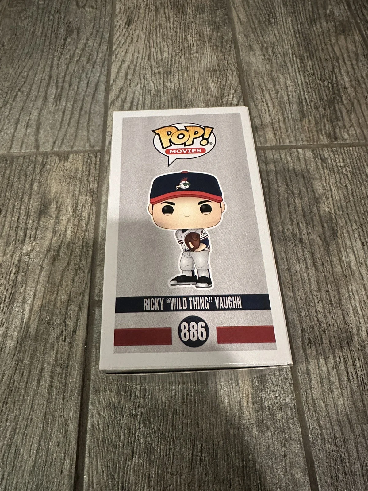 CHARLIE SHEEN SIGNED RICKY VAUGHN FUNKO POP PSA COA AUTOGRAPHED WILD THING, image 3