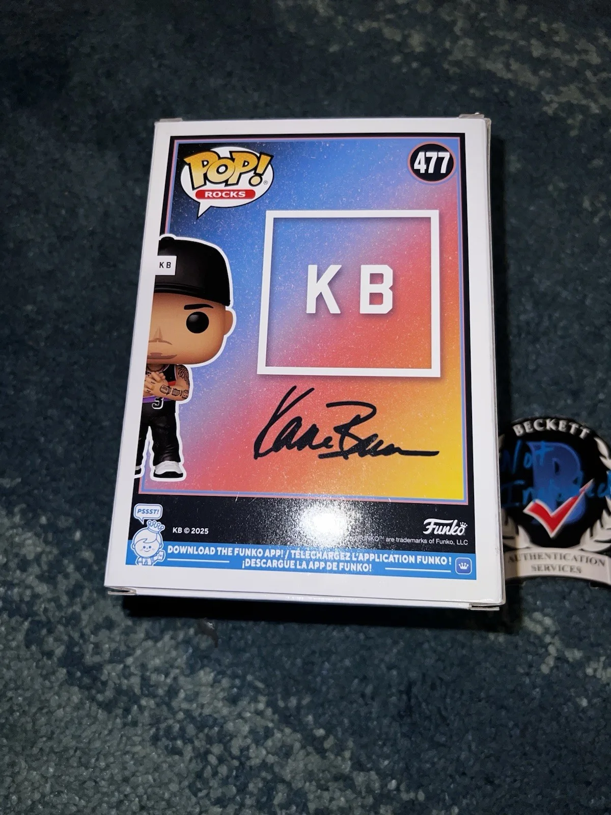 Kane Brown Signed Official Funko Pop Figure Country Music Star Beckett, изображение 3