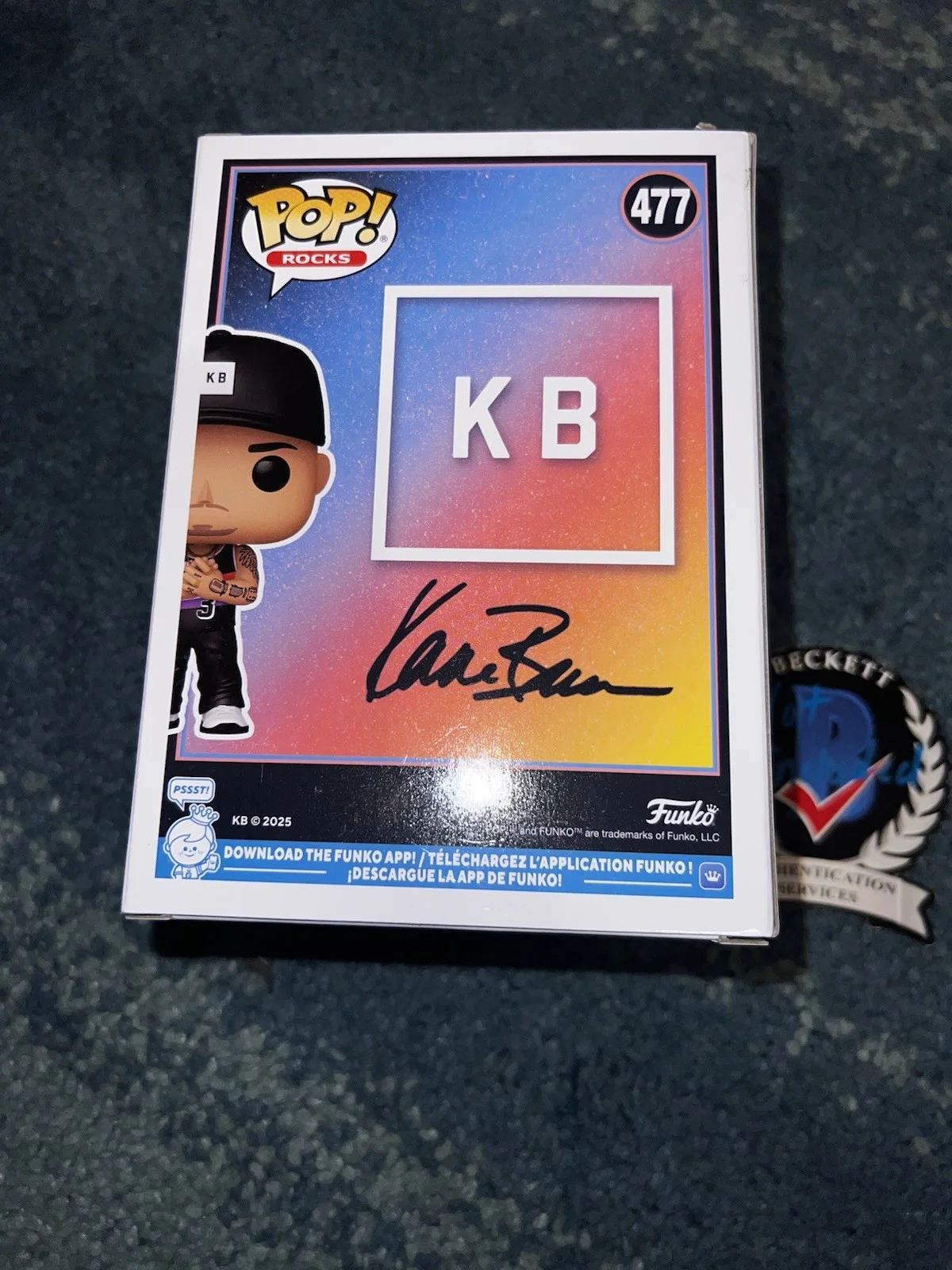Kane Brown Signed Official Funko Pop Figure Country Music Star Beckett #2, изображение 3