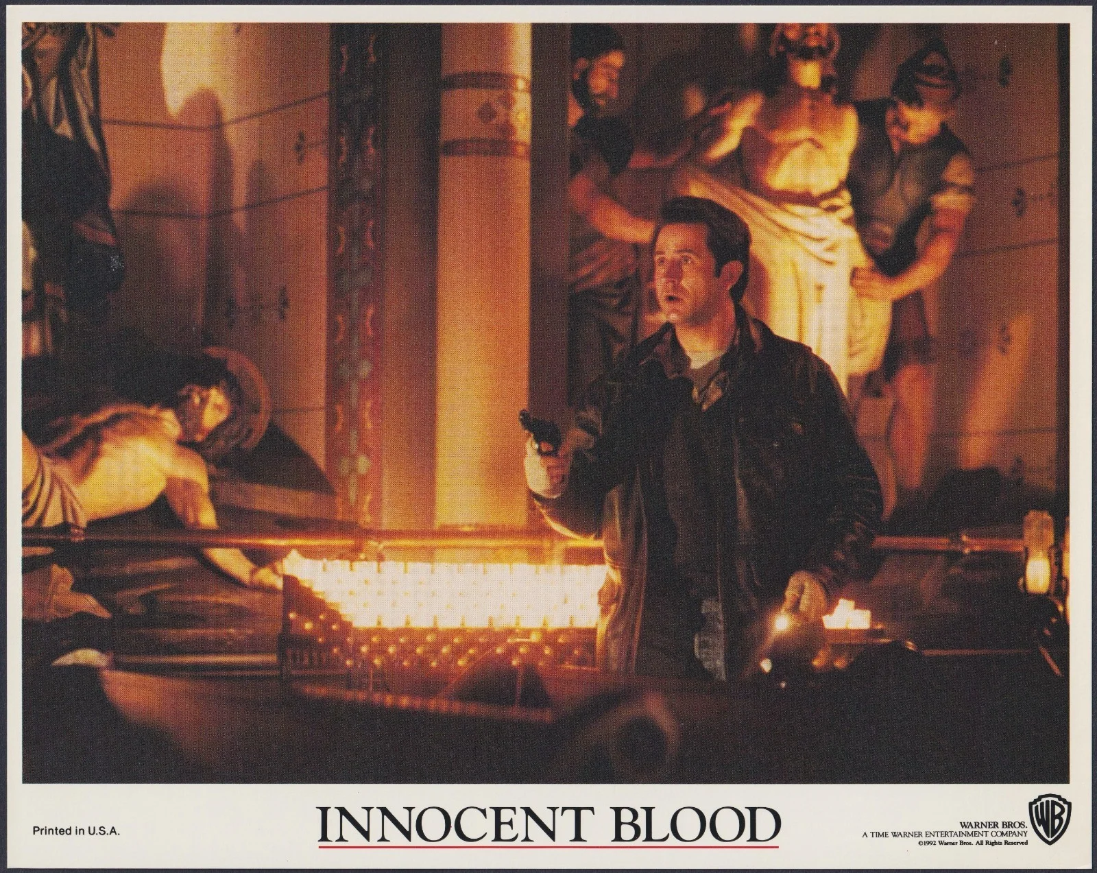 Innocent Blood 8x Original UK FOH Lobby Cards John Landis French Vampire 1992, изображение 5