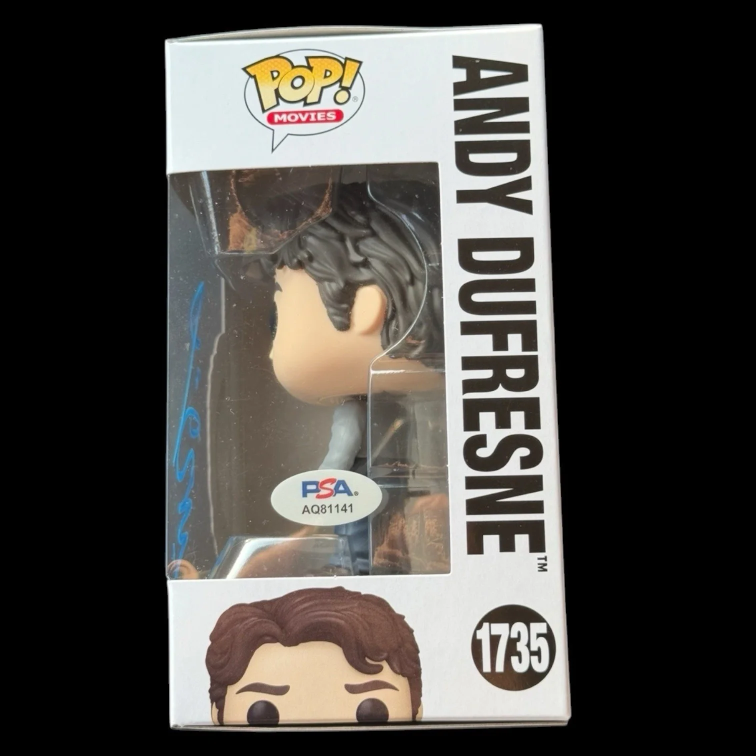Tim Robbins Signed Andy Dufresne Funko Pop #1735 PSA/DNA COA Autograph Rare, изображение 2